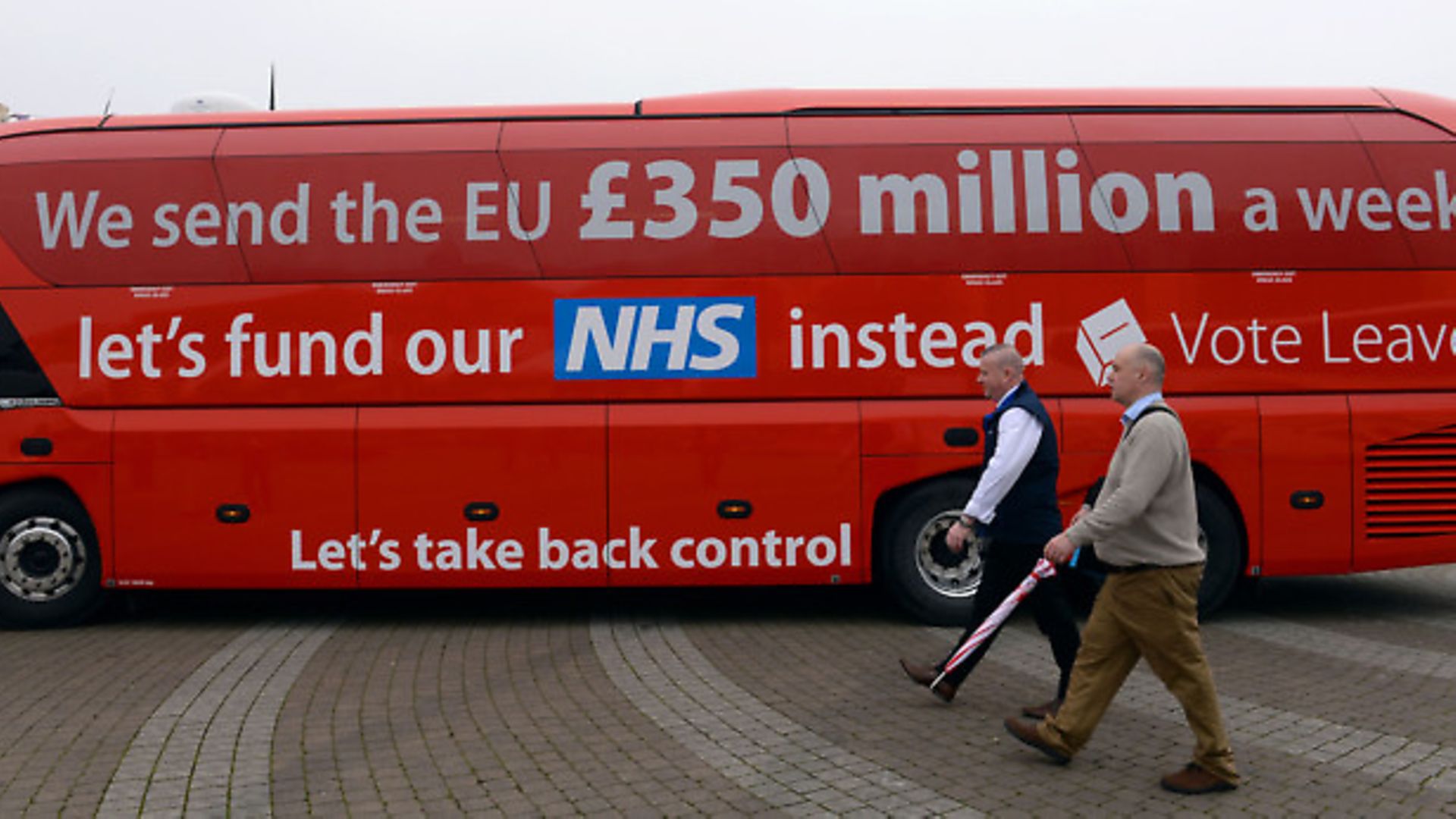 The Vote Leave campaign bus. Photo: Stefan Rousseau/PA Wire - Credit: PA