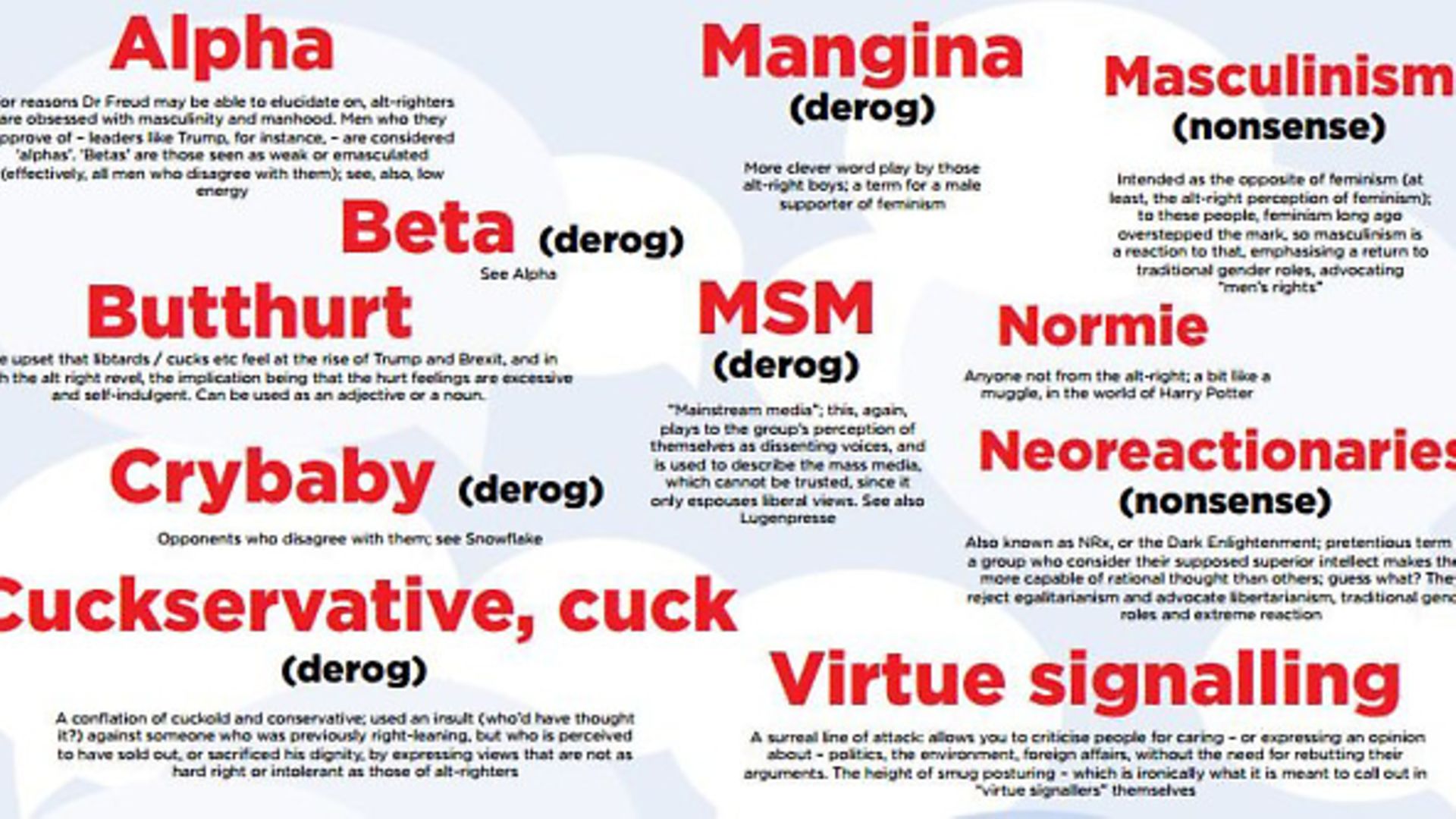 Learn to understand the baffling language of the alt-right - Credit: Archant