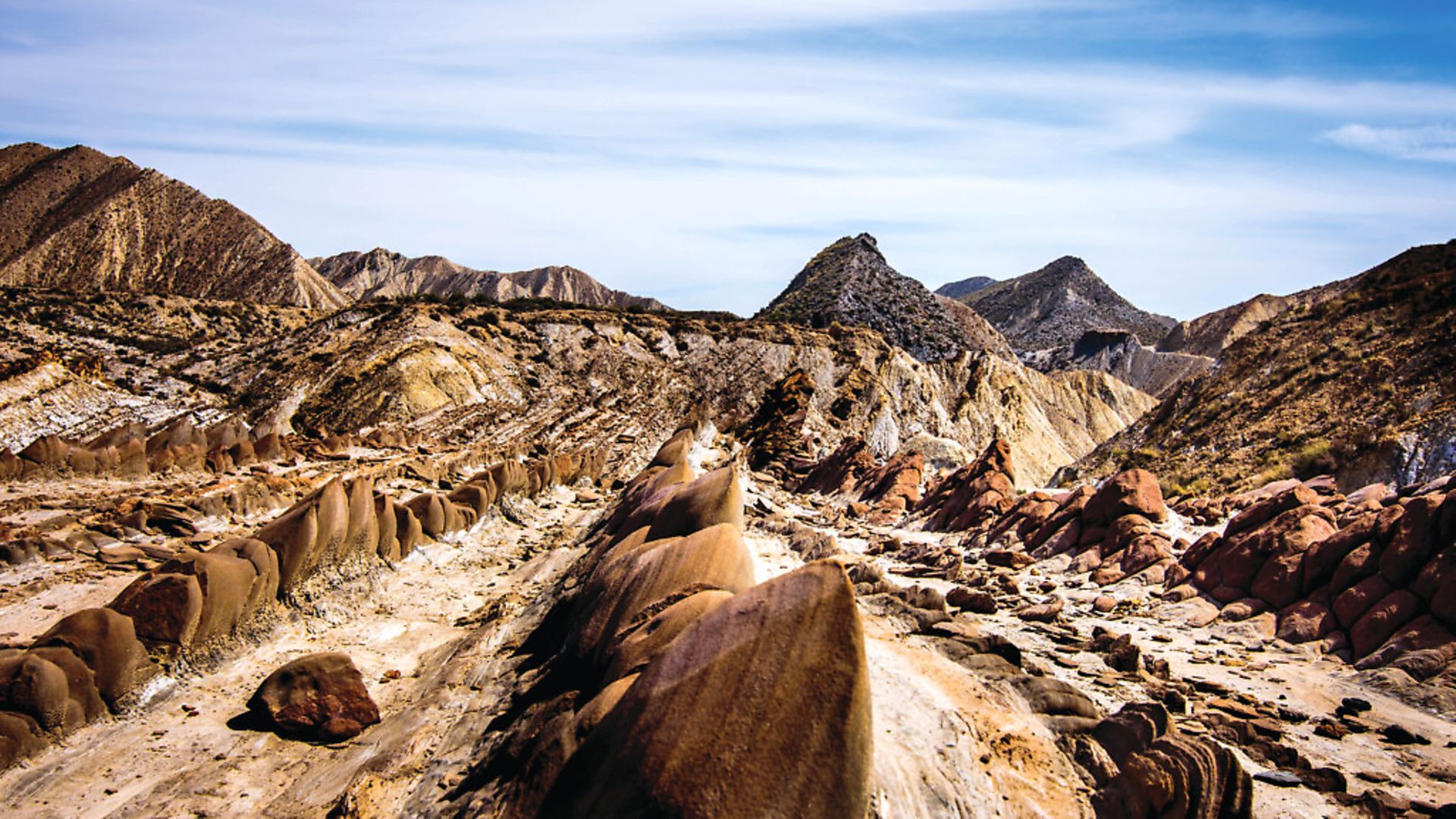 Tabernas Desert - the annual rainfall does not exceed 25mm, with the average temperature over 17 degrees Celsius. Photo: Archant. - Credit: Archant