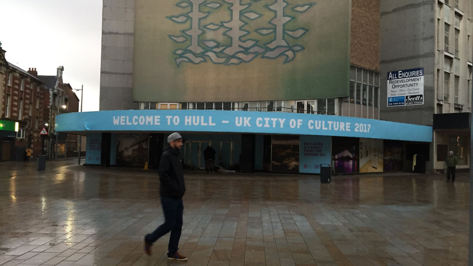 The Three Ships glass mosiac mural in Hull was commissioned by the Co-op in 1961 and was desinged to reflect the city's maritime heritage. Anthony Clavane - Credit: Archant