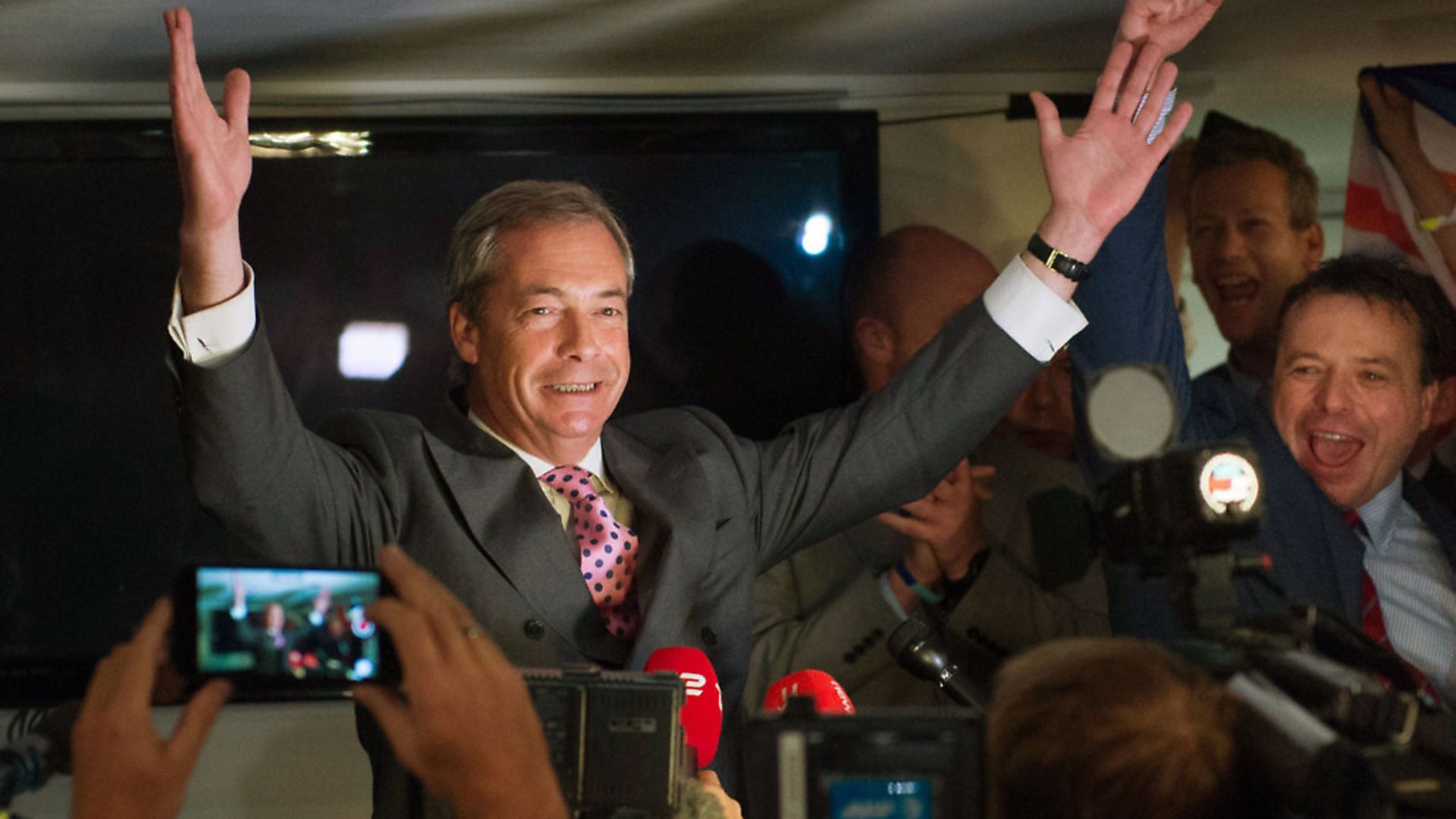 What are the motivations for politician and broadcaster Nigel Farage? Photo: PA Wire/PA Images. - Credit: PA Wire/PA Images