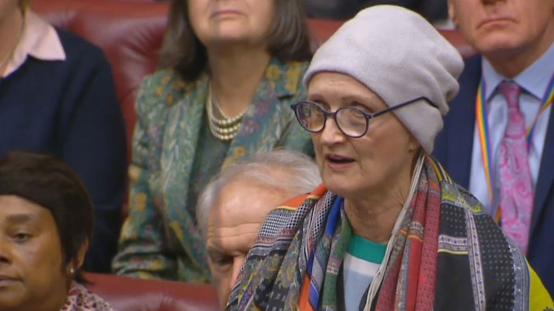 Dame Tessa Jowell speaking in the House of Lords in January. Picture: PA Wire - Credit: PA