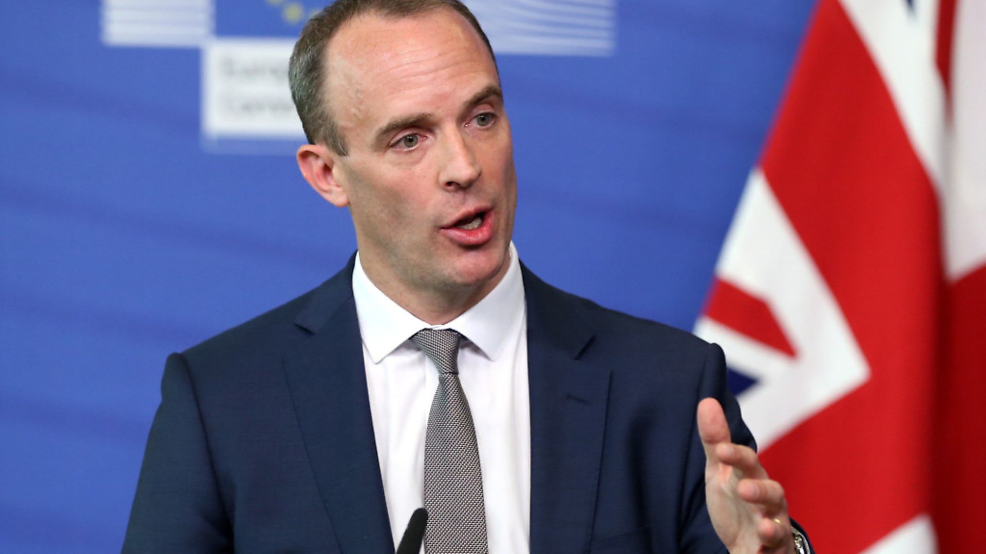 Britain's Brexit Secretary Dominic Raab. Photo: Dursun Aydemir/Anadolu Agency/Getty Images) - Credit: Getty Images