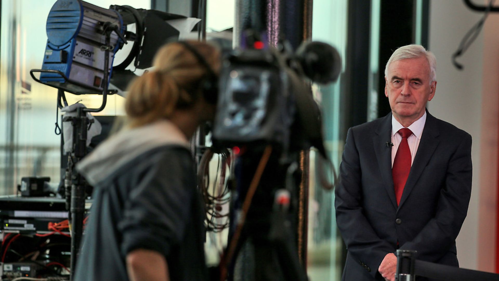 John McDonnell talks to breakfast television about Labour's position on Brexit and a People's Vote.  Photograph: Peter Byrne/PA Wire - Credit: PA