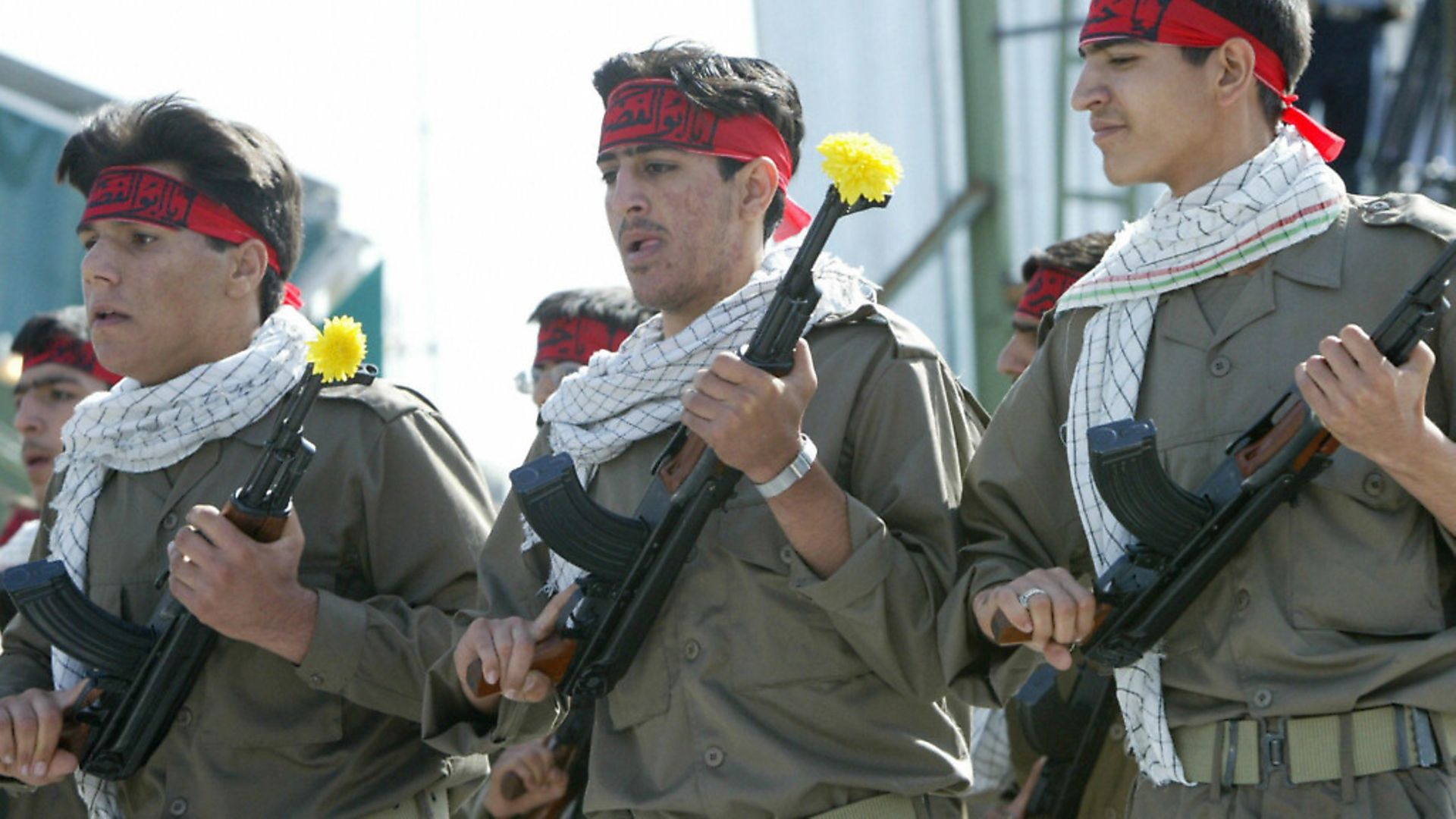 Iranian members of the revolutionary guards. Picture: BEHROUZ MEHRI/AFP/Getty Images) - Credit: AFP/Getty Images