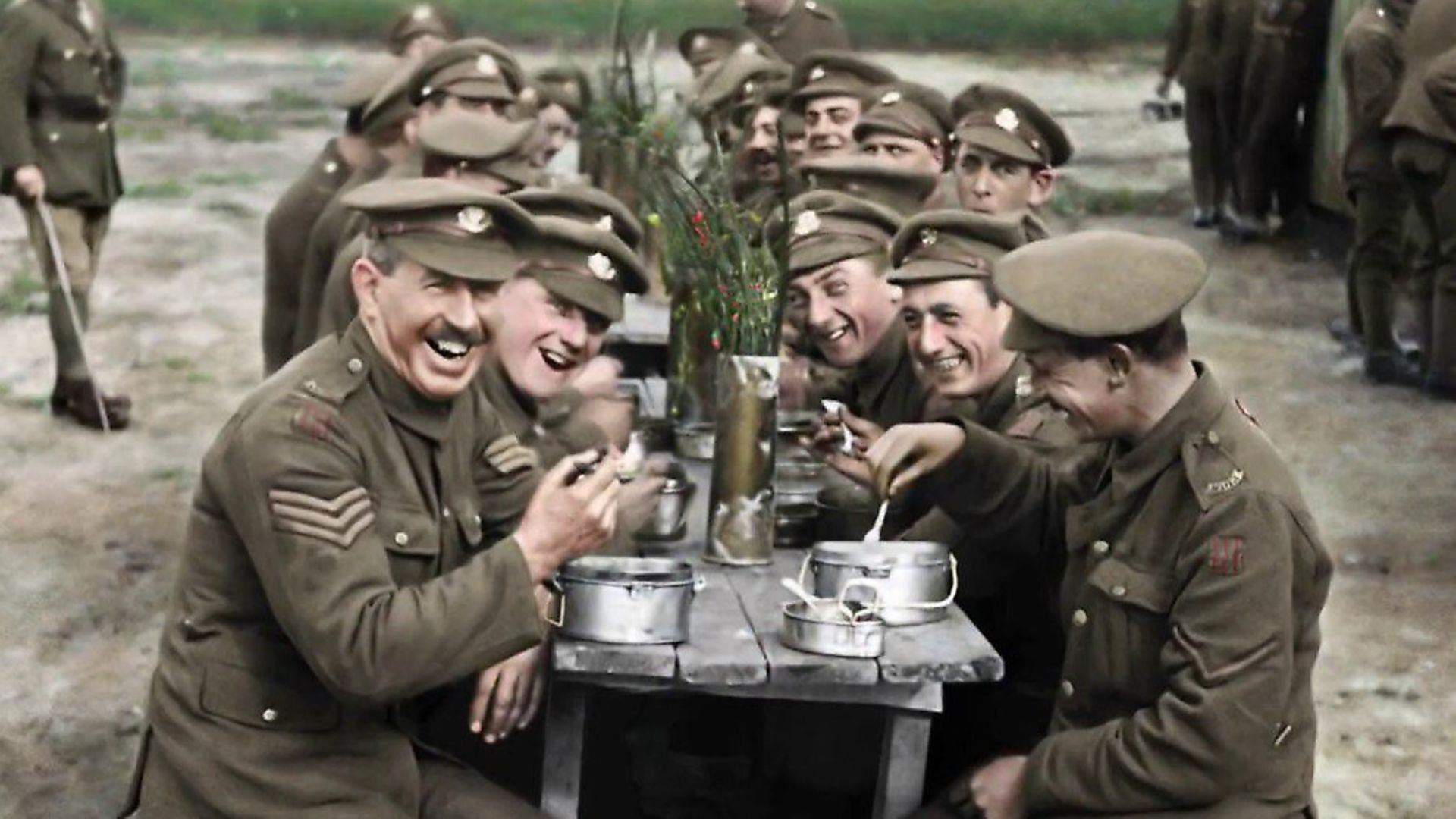 THEY SHALL NOT GROW OLD. A colourised image from Peter Jackson's film. Photo: Contributed - Credit: Contributed