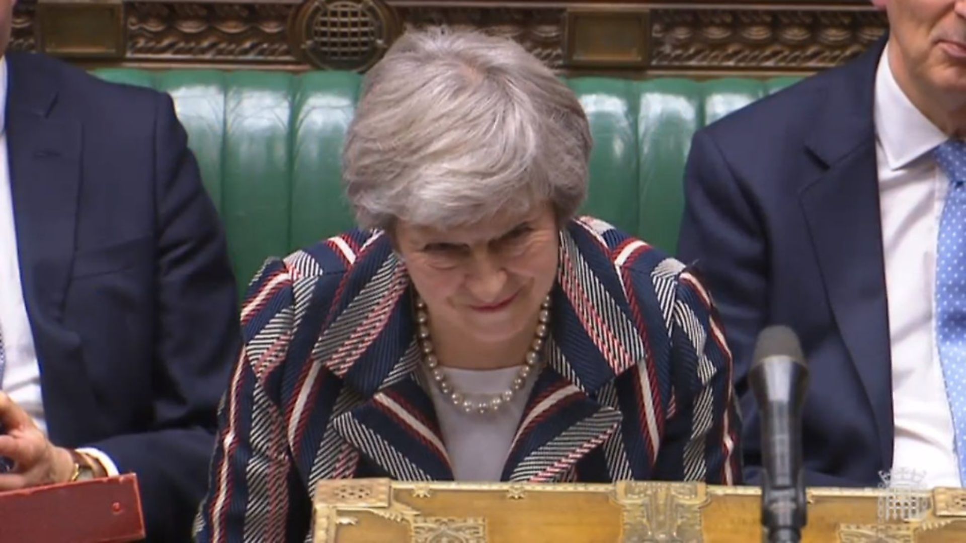 Prime Minister Theresa May in the House of Commons in London on Brexit. (Photograph: PA) - Credit: PA Wire/PA Images