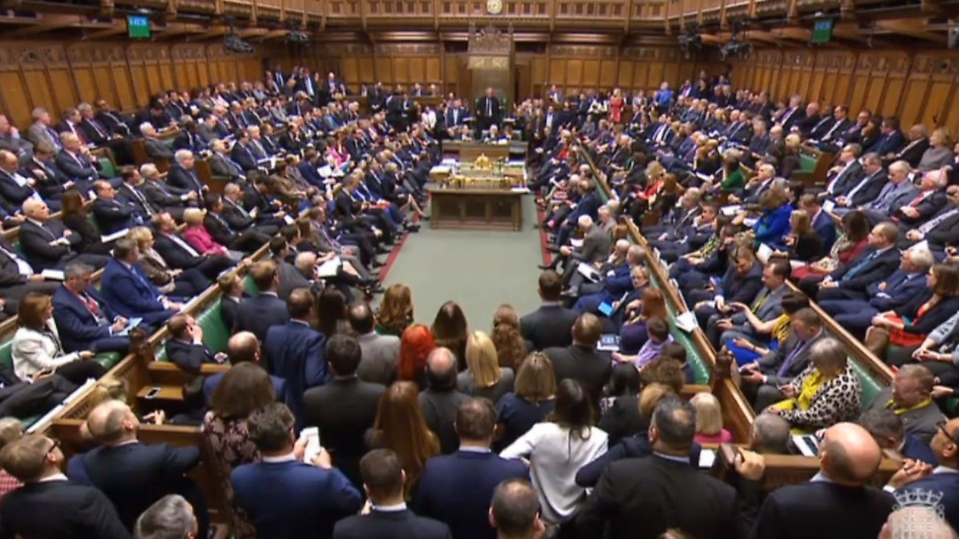MPs pack the chamber at the conclusion of the debate ahead of a vote on the Prime Minister's Brexit deal in the House of Commons, London. PHOTO: PA Images - Credit: PA Wire/PA Images