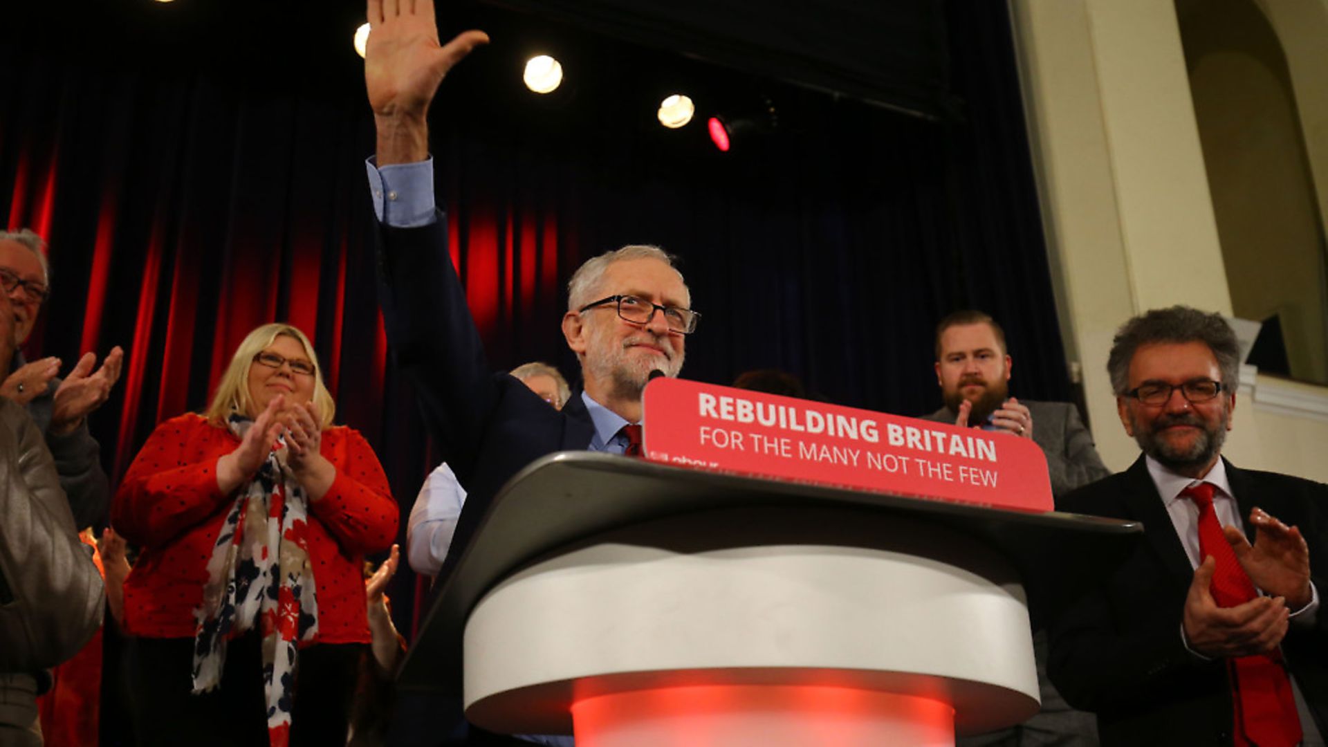 Labour leader Jeremy Corbyn speaking at St Marys in the Castle during a visit to Hastings in East Sussex. Photo: Gareth Fuller/PA Wire - Credit: PA