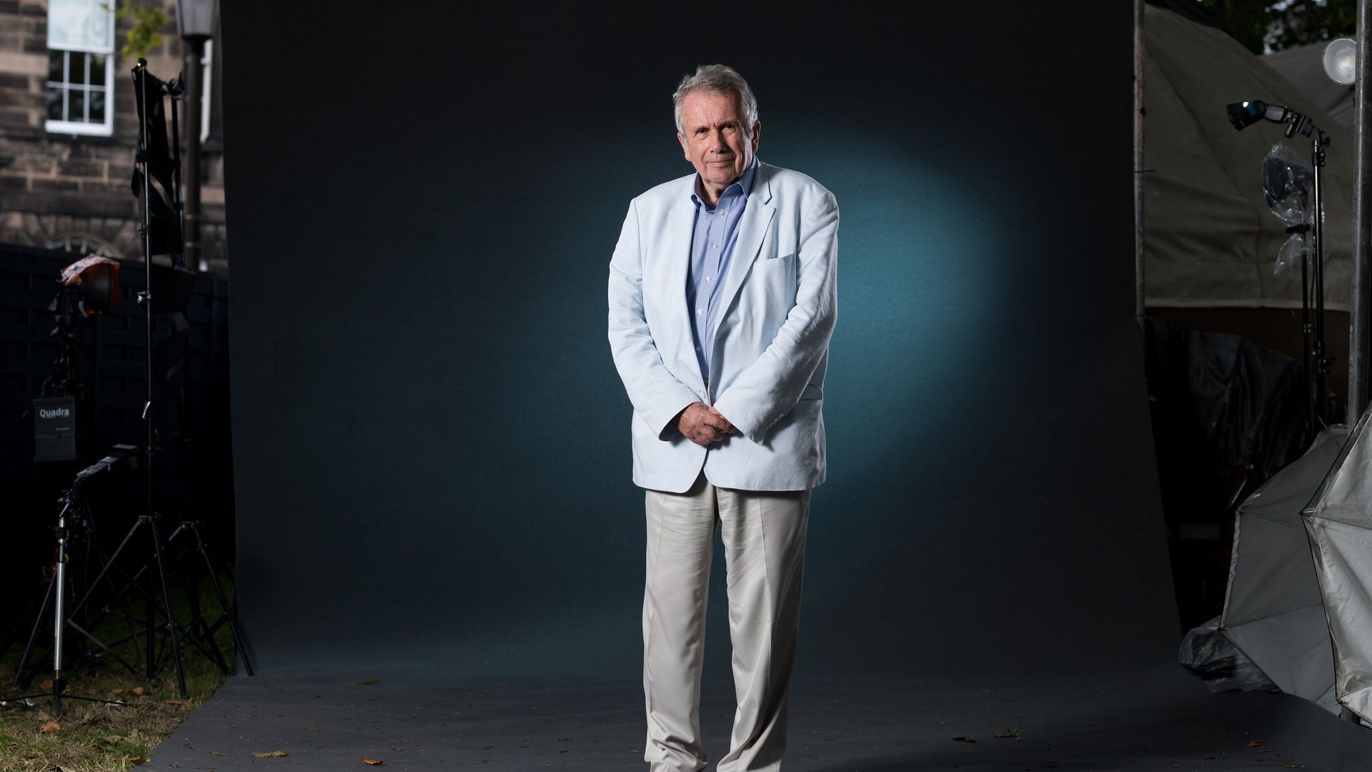 Veteran: British UNICEF Ambassador and former broadcast war reporter Martin Bell attends a photocall during the annual Edinburgh International Book Festival in 2017 (Photo by Roberto Ricciuti/Getty Images) - Credit: Getty Images