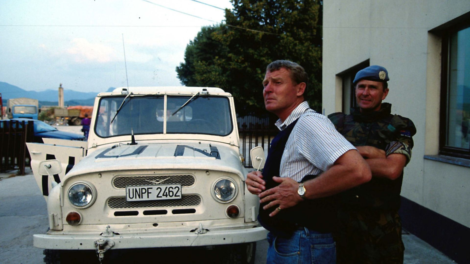 Then-British Liberal Democrat leader Paddy Ashdown in Bosnia, 1992. Photo: Patrick ROBERT/Sygma via Getty Images - Credit: Sygma via Getty Images