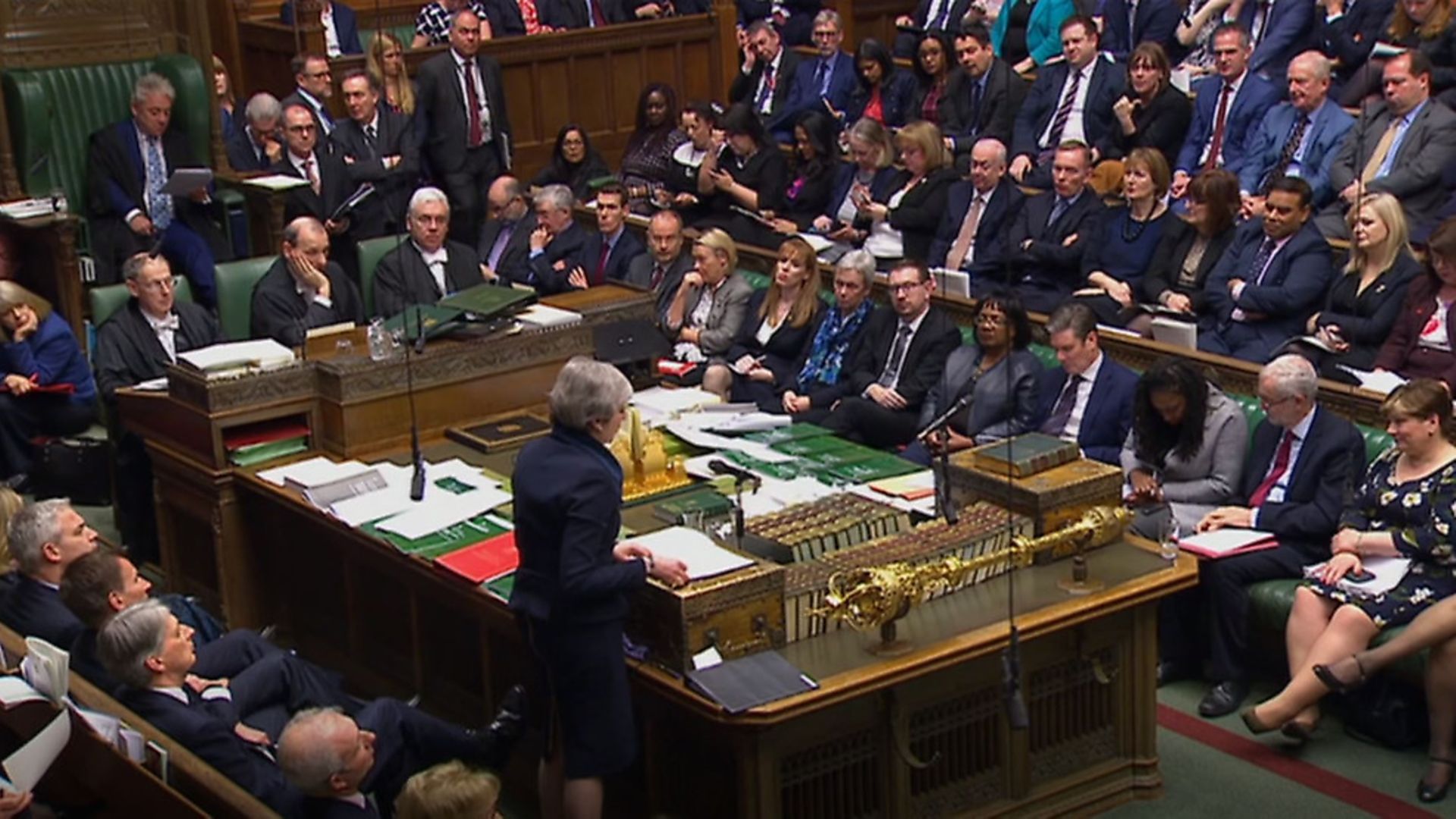 Prime Minister Theresa May updates MPs in the House of Commons. Photograph: PA Wire. - Credit: PA