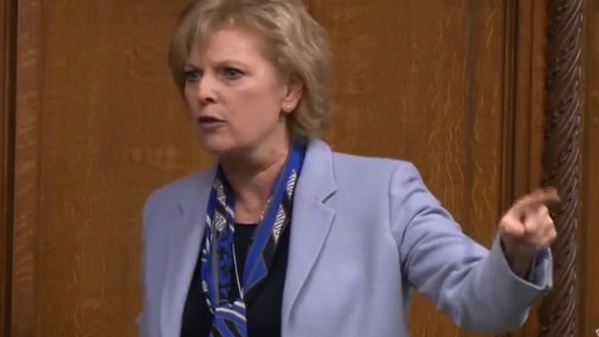 Anna Soubry delivers scathing attack on Brexit leaders. Photograph: Parliament TV. - Credit: Archant