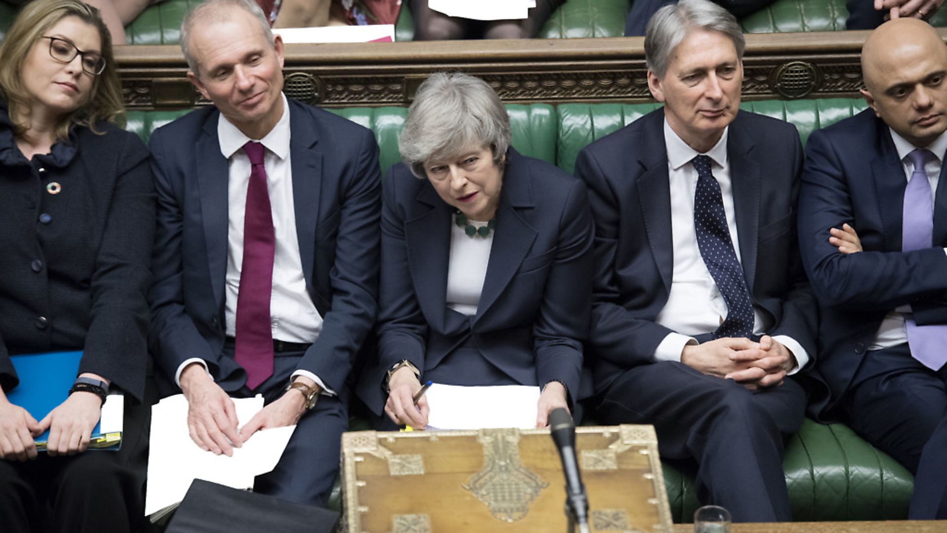 Prime Minister Theresa May in the House of Commons. Photograph: UK Parliament/Jessica Taylor/PA Wire

. - Credit: PA