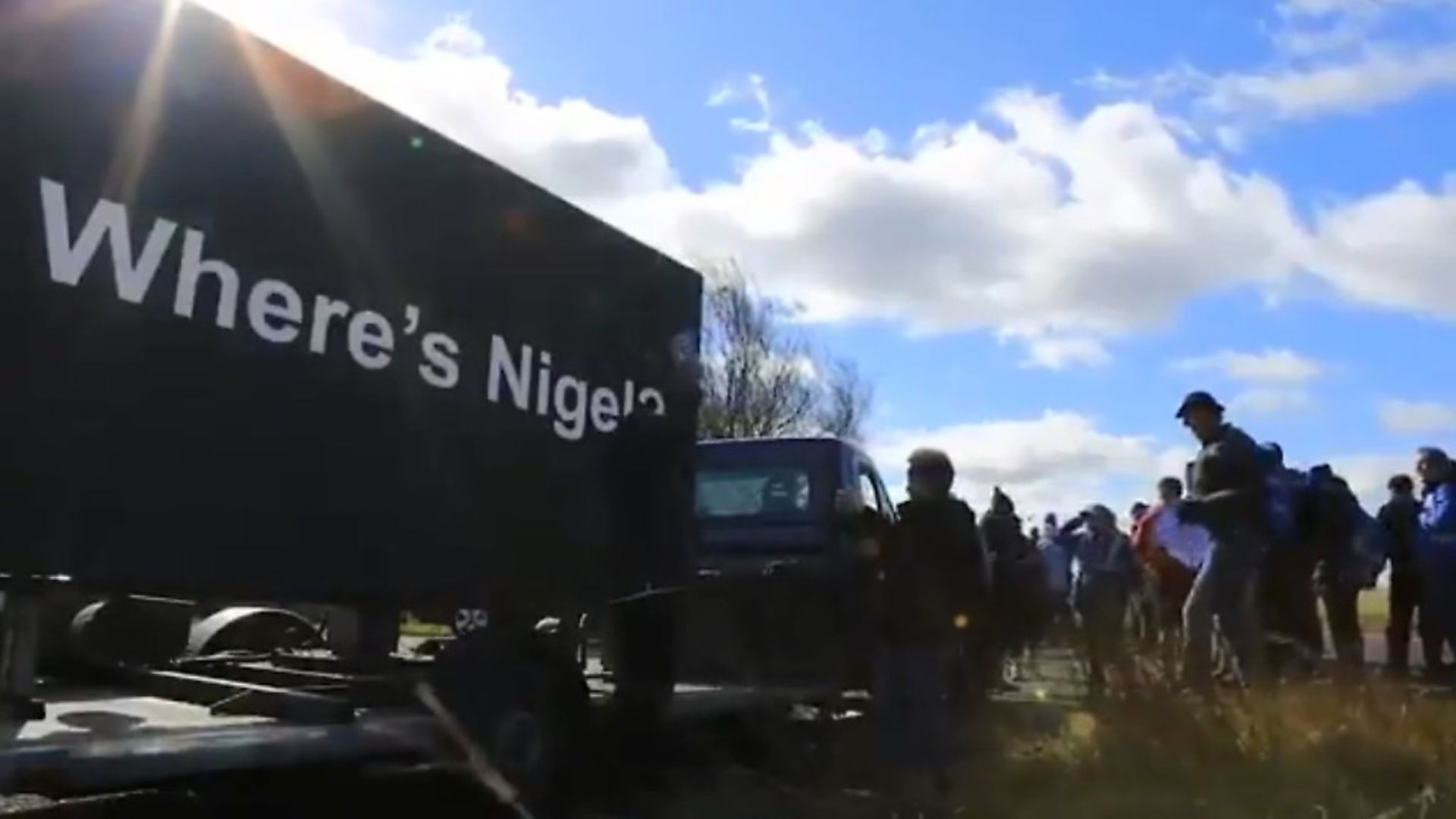 A Where's Nigel billboard from Led By Donkeys. Photograph: Led By Donkeys/Twitter. - Credit: Archant