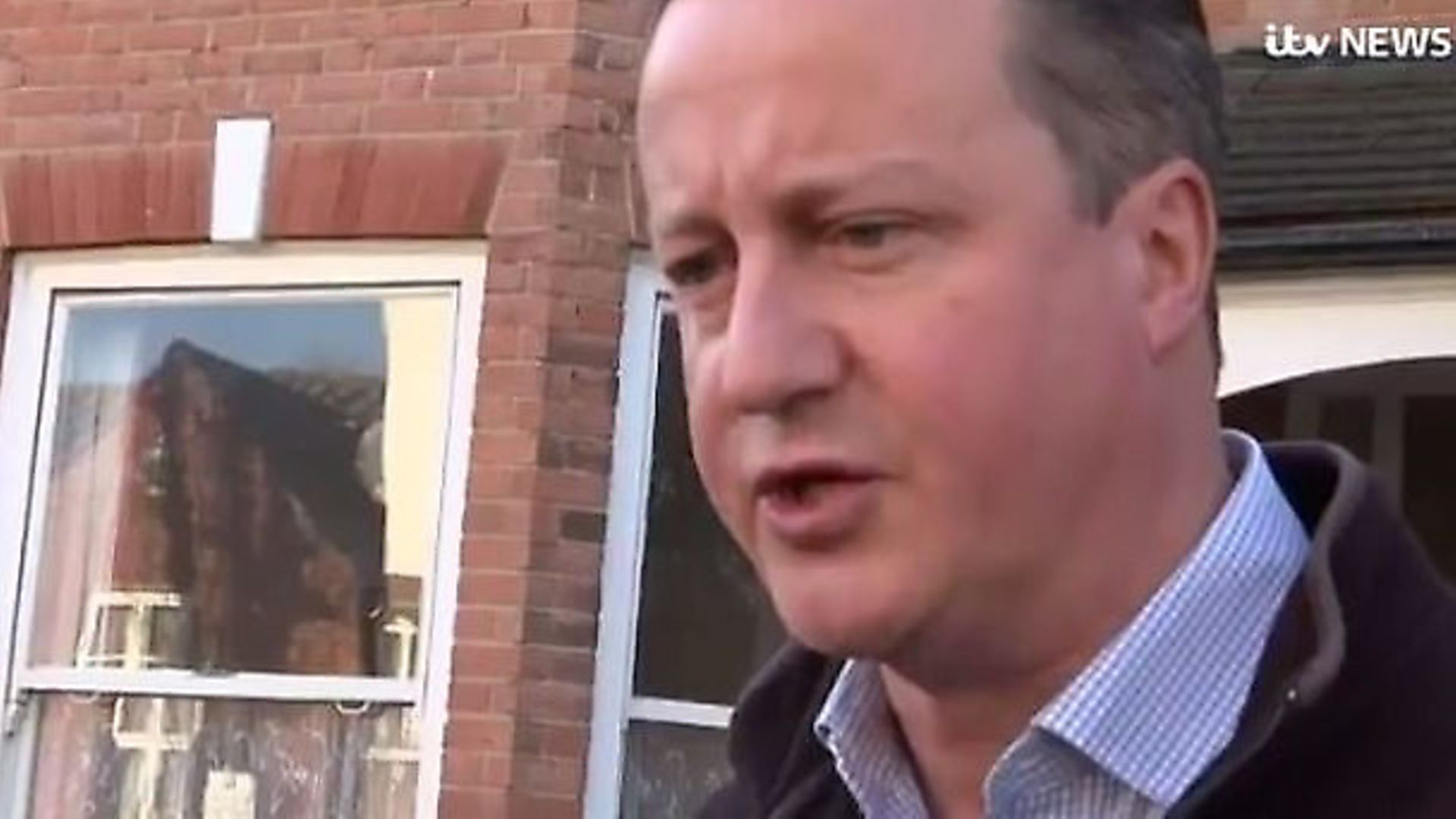 David Cameron is backing Theresa May's deal. Photograph: ITV. - Credit: Archant