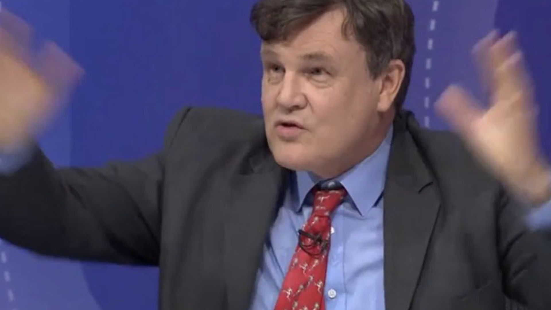 Peter Oborne on Question Time. Photograph: BBC. - Credit: Archant