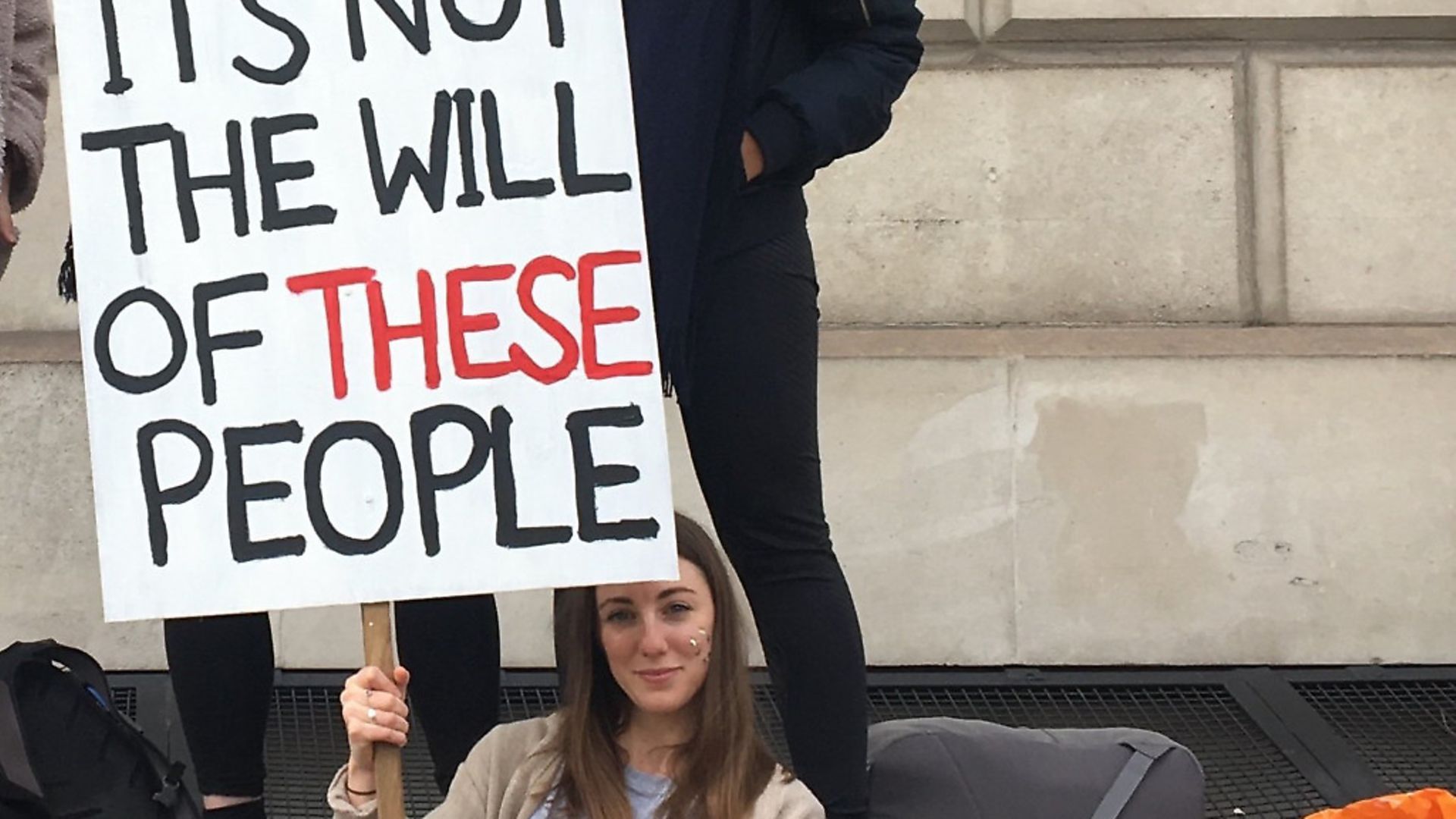 Greater Anglia has apologised to Katie after she complained that staff had told her to "grow up and respect democracy" on a pro-EU march. Picture: SUBMITTED - Credit: Archant