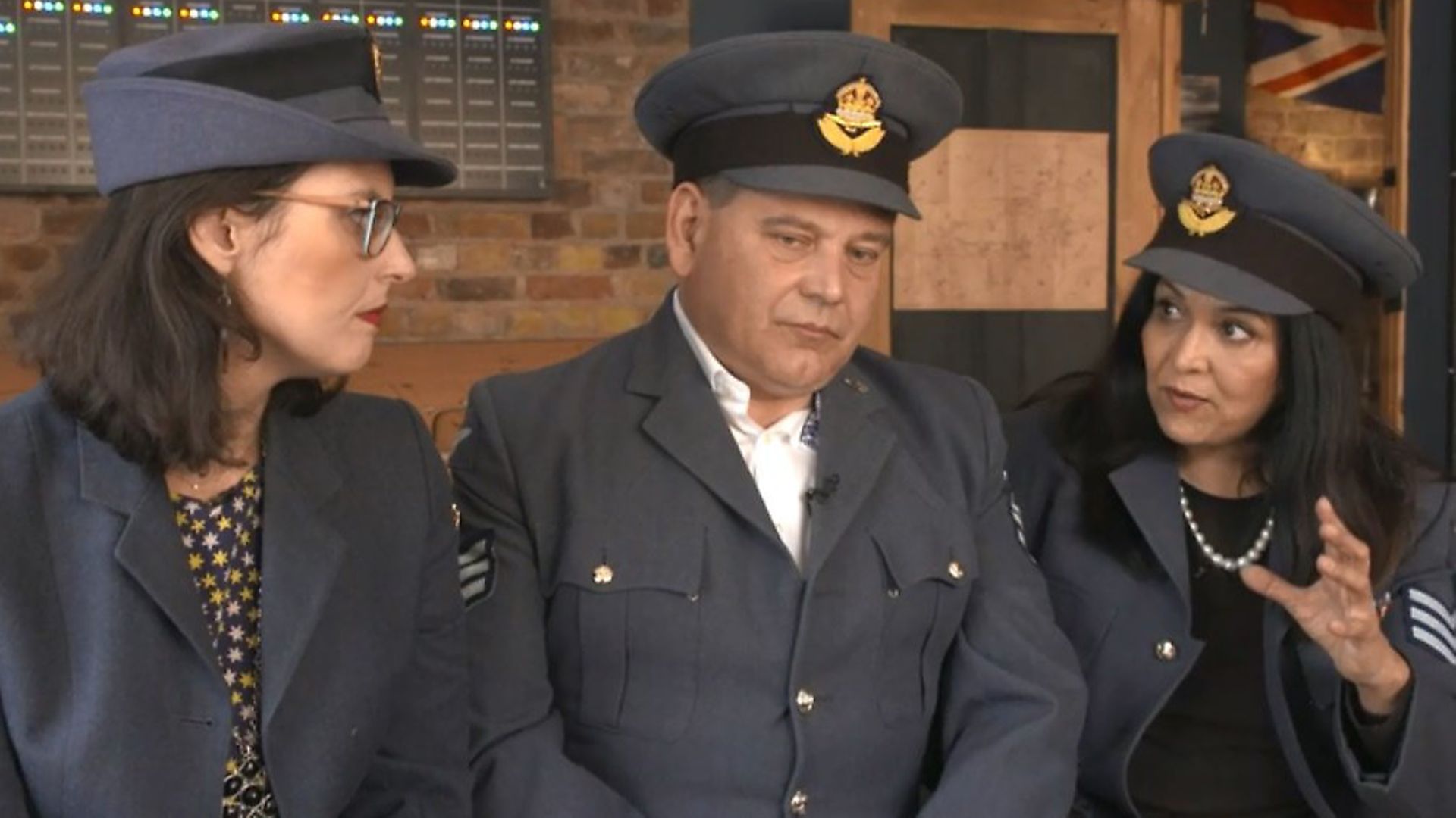 Remainer Liberal Democrat MP Layla Moran, Tory Brexiteer Andrew Bridgen, and Labour MP Yasmin Qureshi  take part in an escape room feature for the BBC. Photograph: BBC. - Credit: Archant