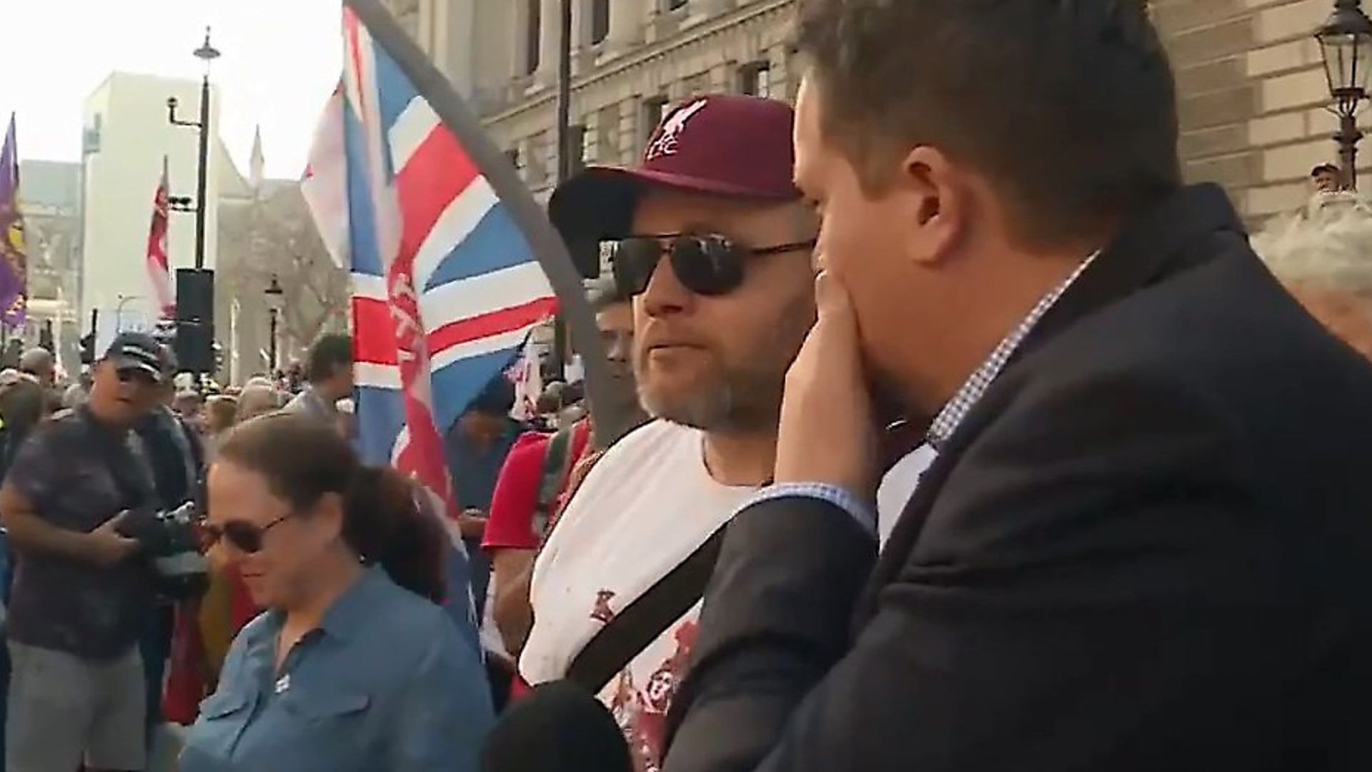 A Brexiteer tells Sky News we've already left the EU. Photograph: Sky News. - Credit: Archant