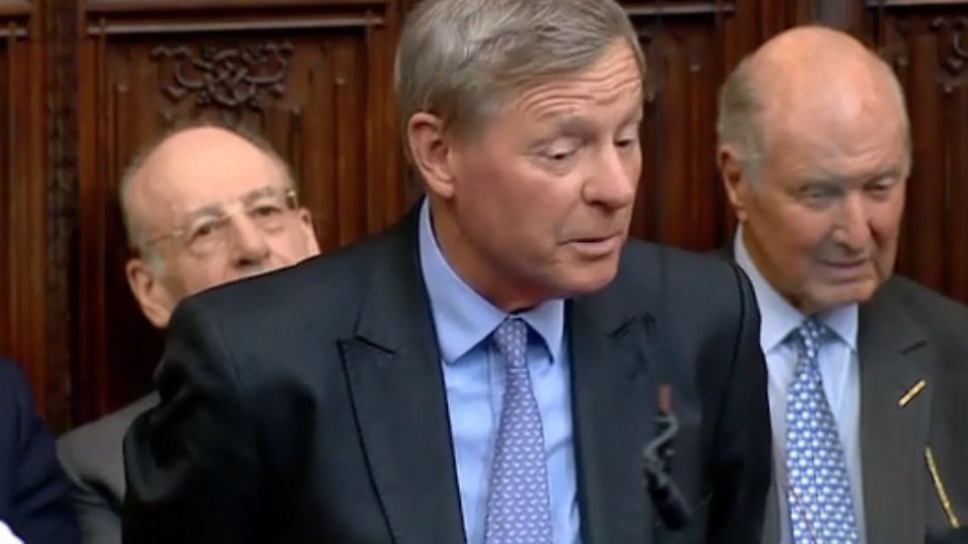 Lord Robathan in the House of Lords. Photograph: Parliament TV. - Credit: Archant