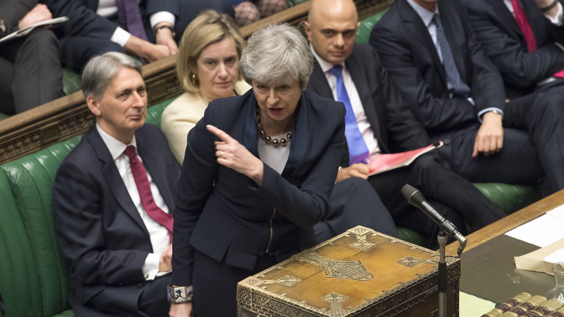 Theresa May. Photograph: UK Parliament/Mark Duffy. - Credit: PA