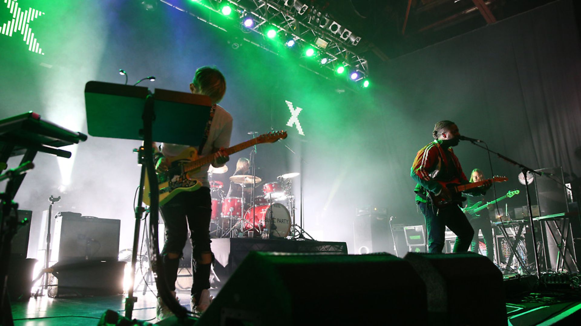 English Indie Rock band Bloc Party on stage at the O2 ABC Glasgow. Photograph: Mark Runnacles/PA. - Credit: PA Archive/PA Images