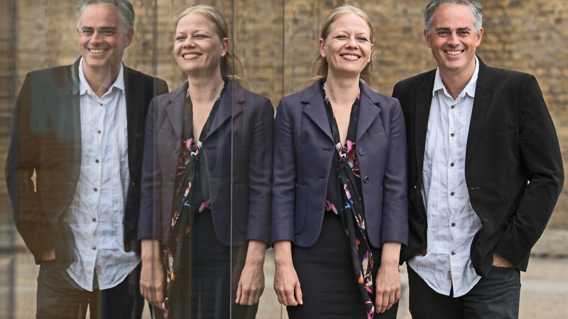 Green Party leaders, Sian Berry and Jonathan Bartley outside their party's headquarters in south east London. Photograph: Stefan Rousseau/PA. - Credit: PA Archive/PA Images