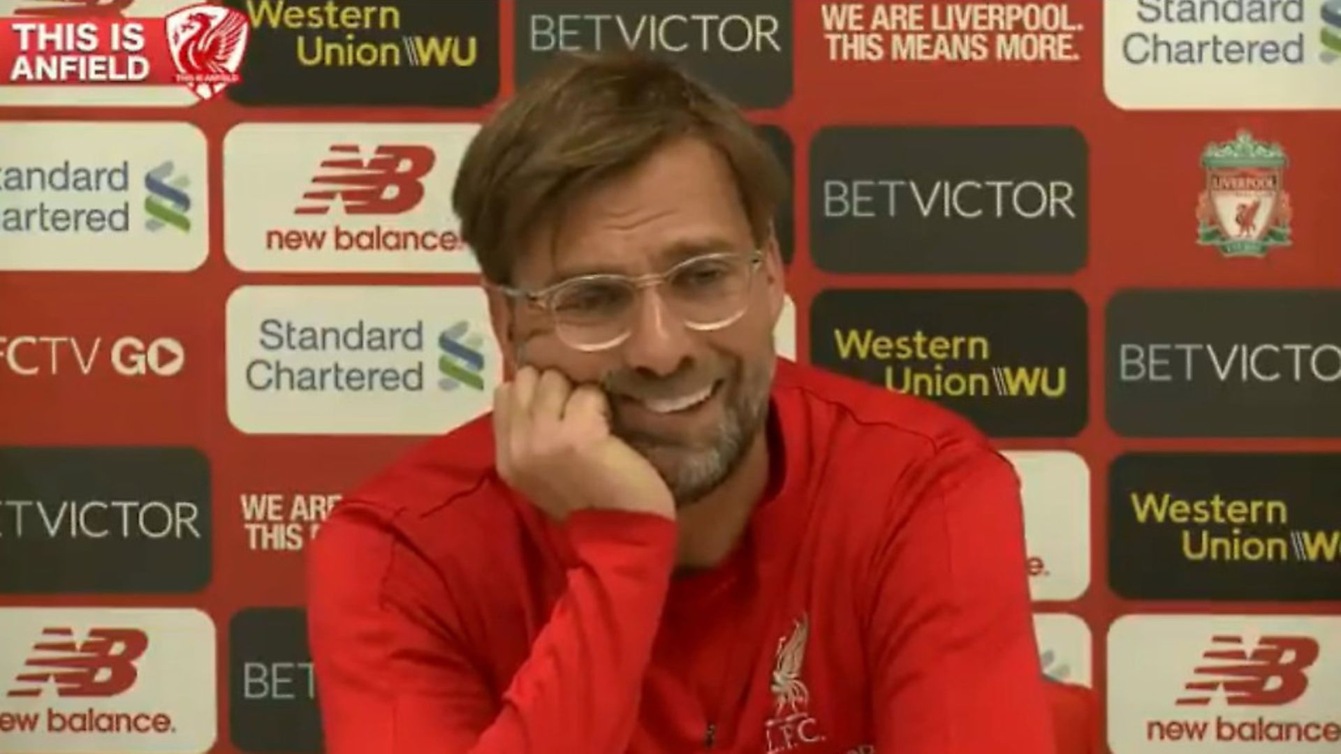 Jürgen Klopp hits back at politicians with joke about remaining in Europe. Photograph: This is Anfield. - Credit: Archant