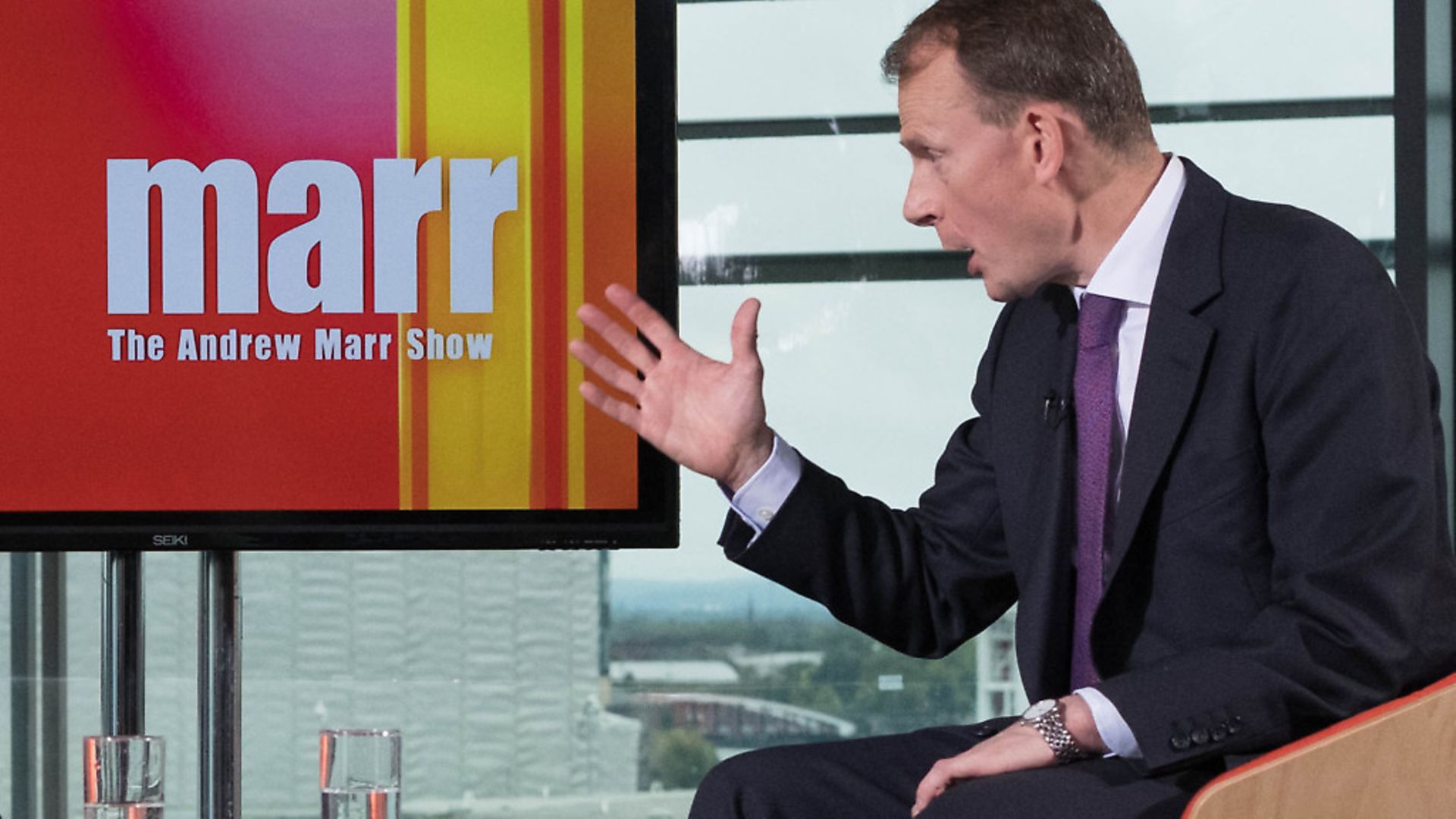 The Andrew Marr Show. Photograph: Stefan Rousseau/PA. - Credit: PA Wire/PA Images