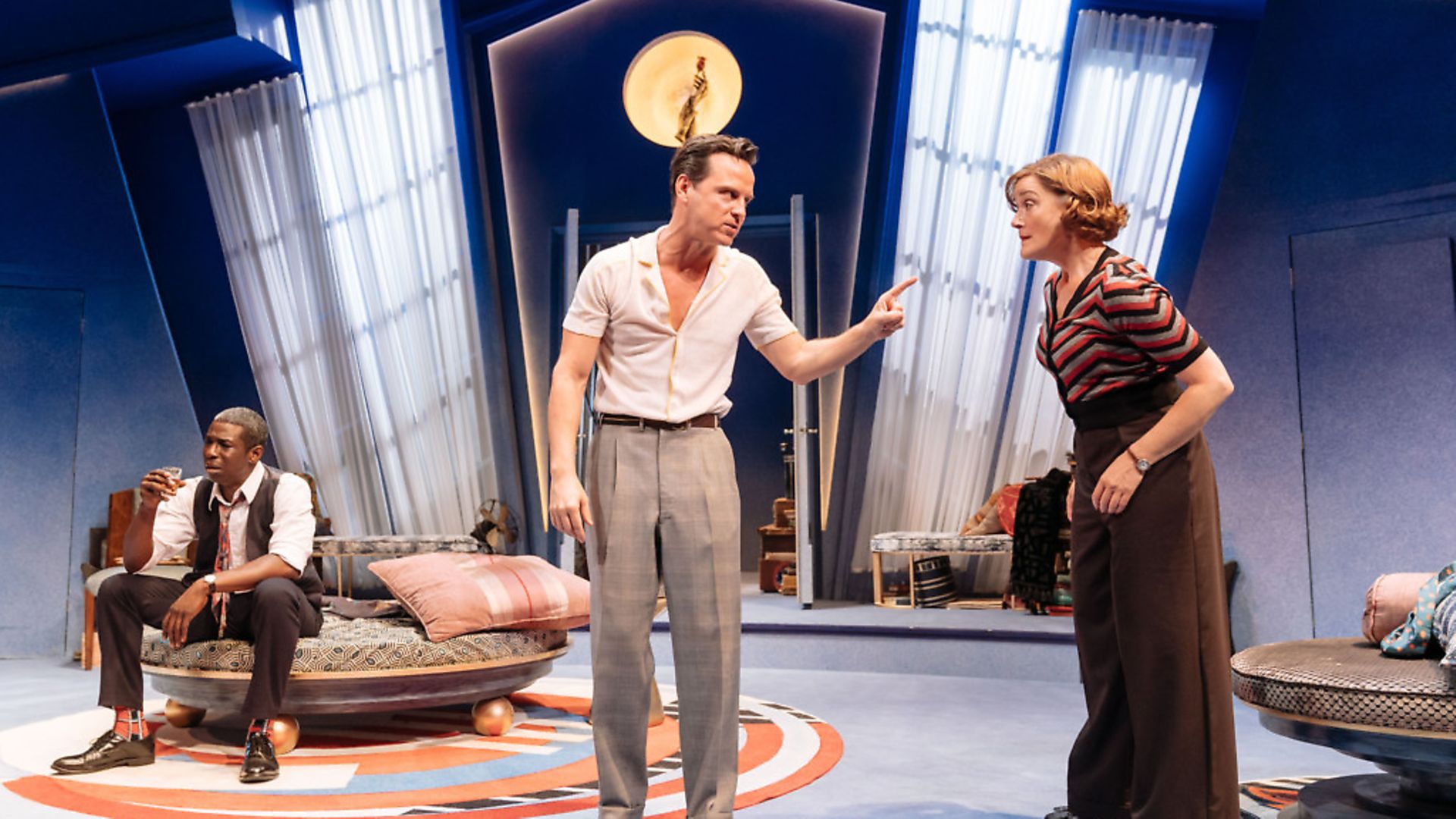 A scene from the comic play Present Laughter. Picture: Manuel Harlan - Credit: Archant