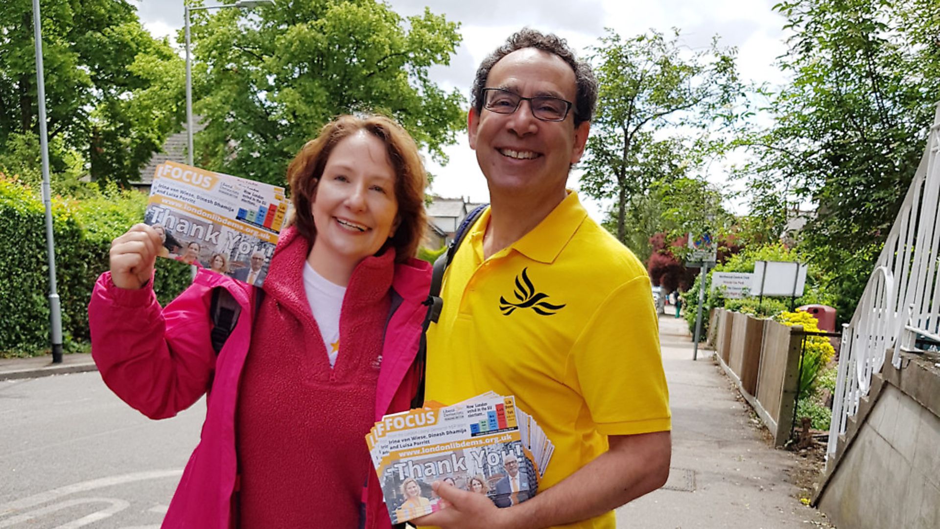 Elizabeth Evenden-Kenyon on the campaign trail. Picture: contributed - Credit: Archant
