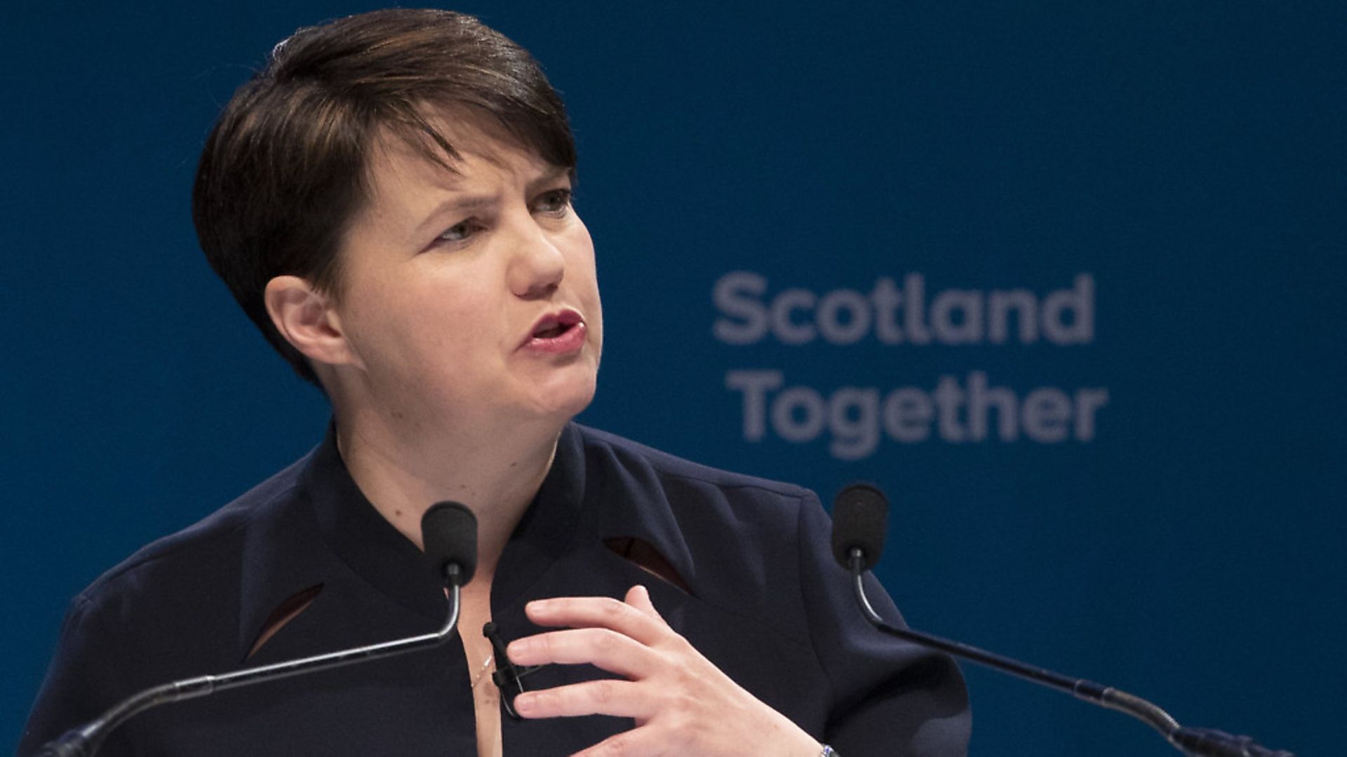 Scottish Conservative leader Ruth Davidson. Photograph: Jane Barlow/PA. - Credit: PA Wire/PA Images