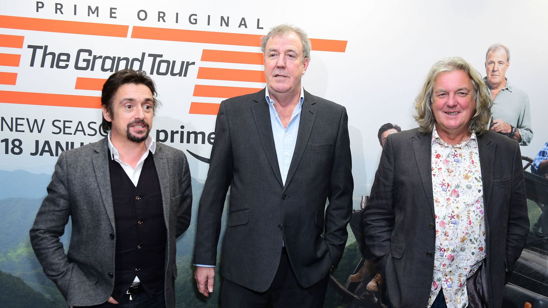 Richard Hammond, Jeremy Clarkson and James May host Amazon Prime Video's Grand Tour series. - Credit: PA