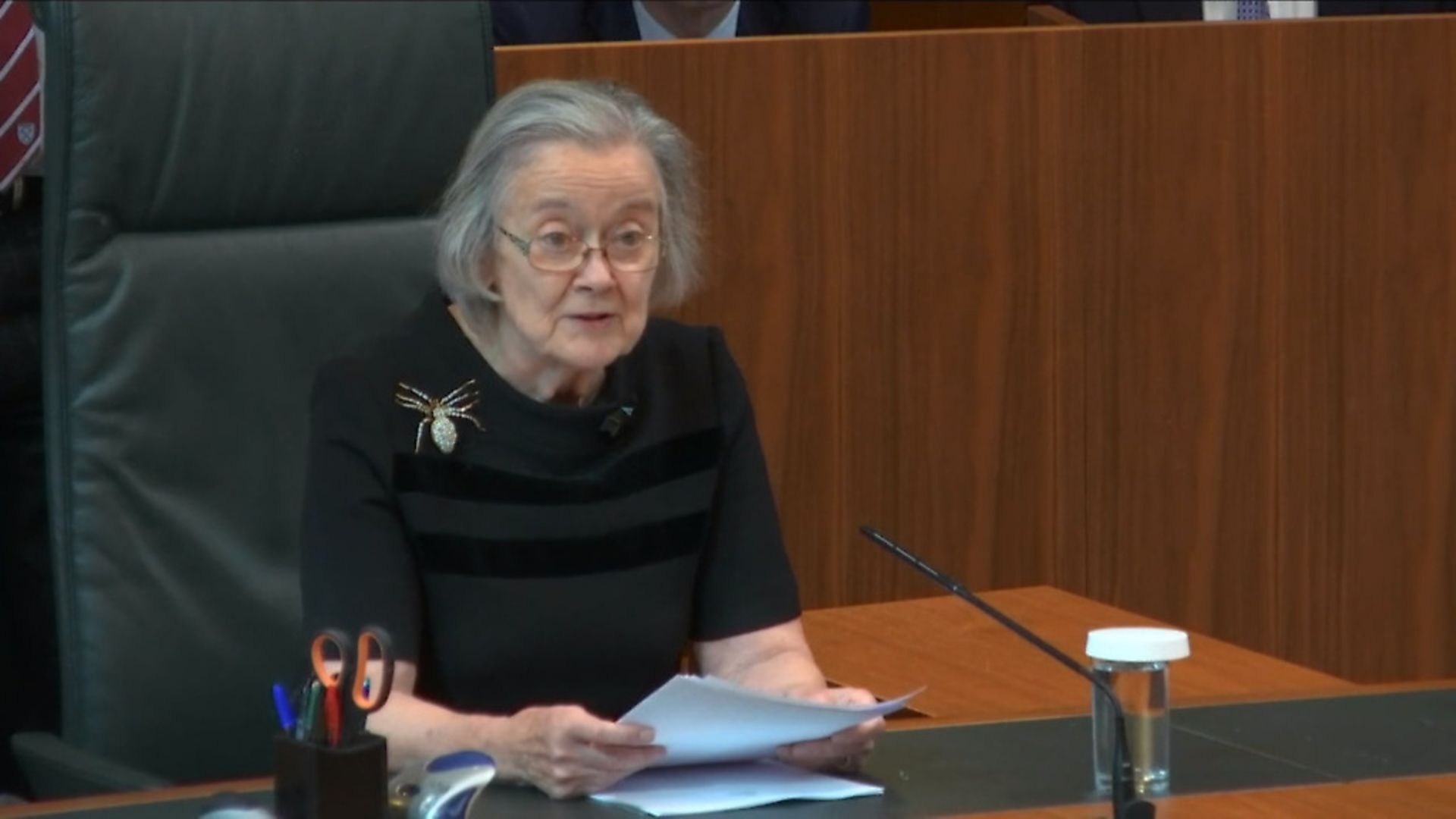 Lady Hale in the Supreme Court in London. Photograph: Supreme Court/PA Wire. - Credit: PA
