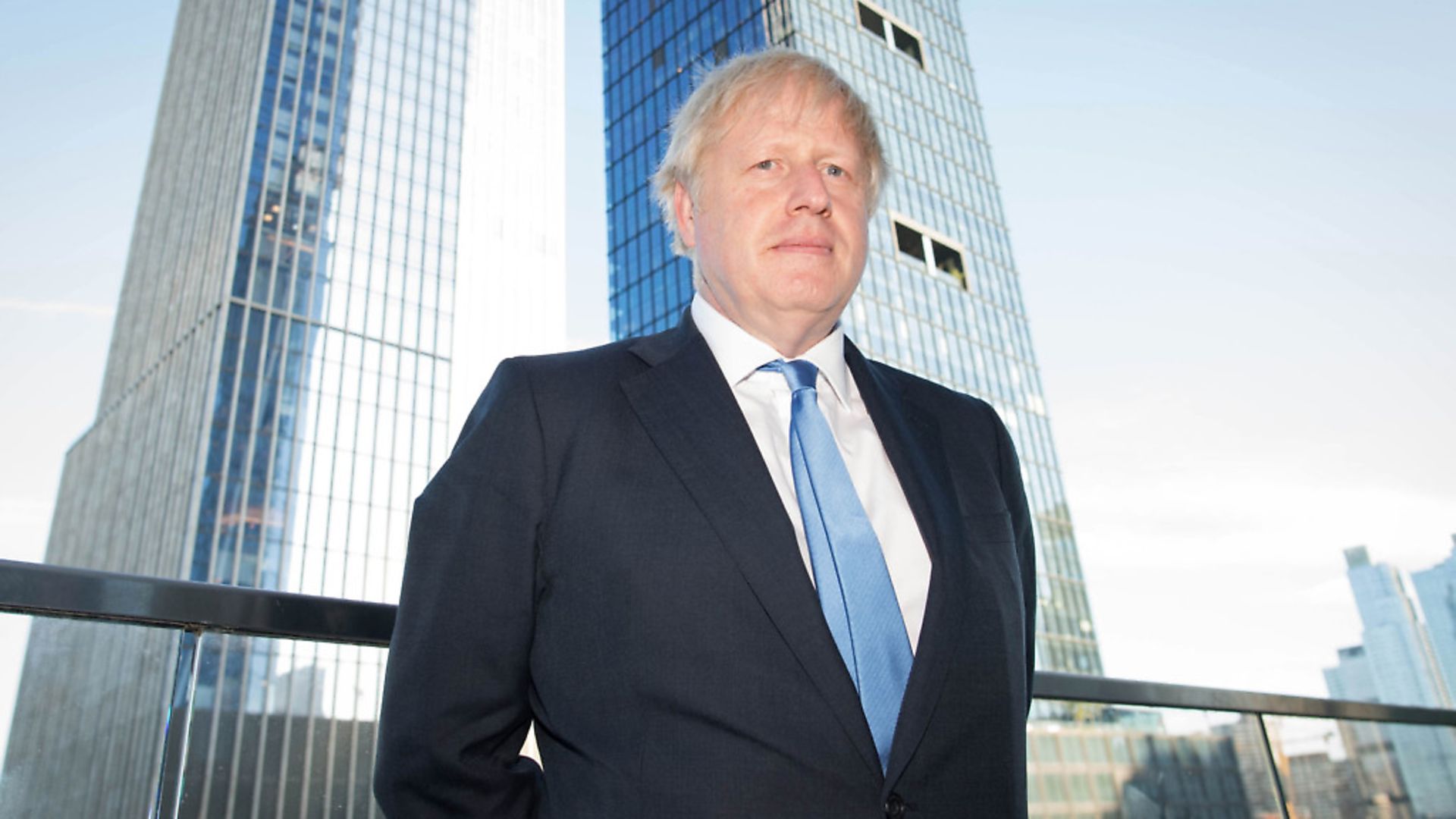 Prime Minister Boris Johnson in New York after judges at the Supreme Court ruling. Photograph: Stefan Rousseau/PA Wire. - Credit: PA