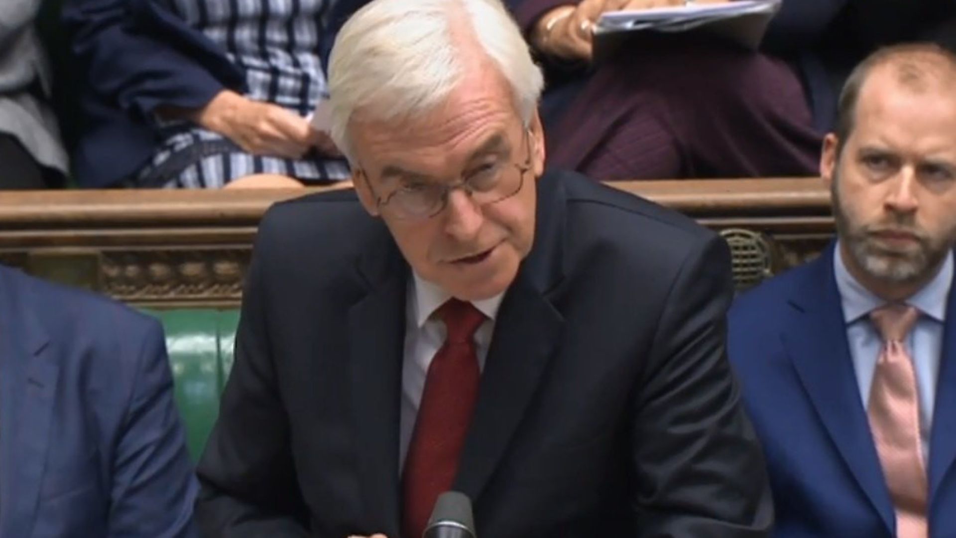 Shadow chancellor asks an urgent question in the House of Commons. - Credit: Archant