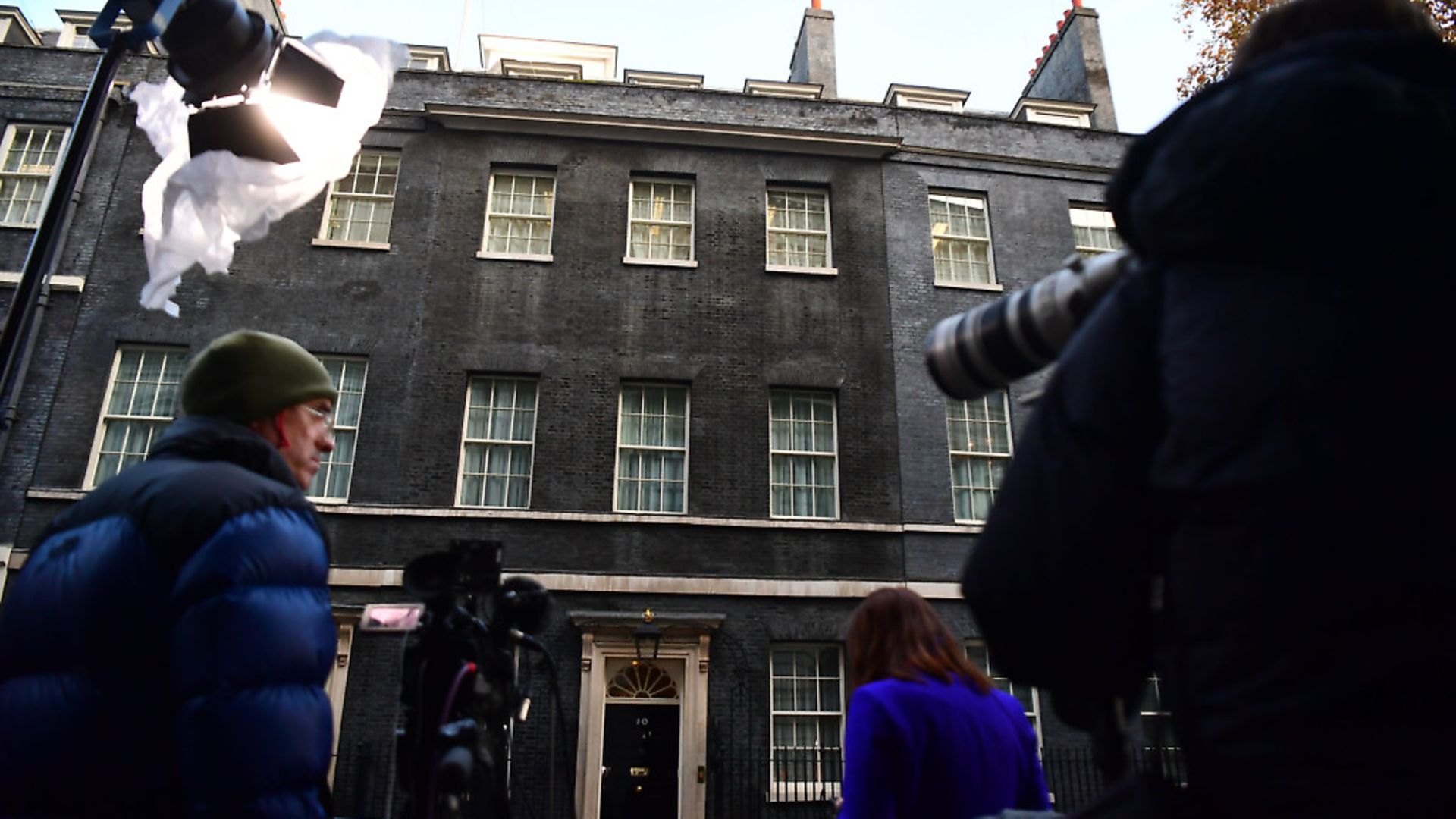 Journalists begin to gather in Downing Street, London ahead of aBrexit cabinet meeting. Picture: Victoria Jones/PA Archive/PA Images - Credit: PA Archive/PA Images