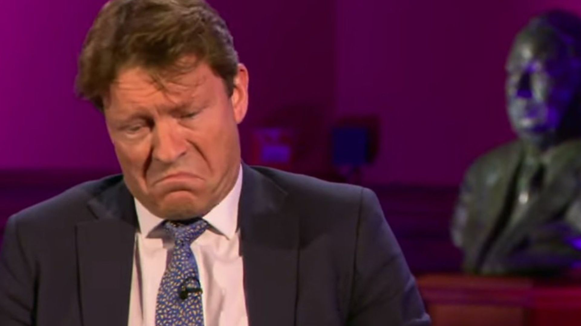 Richard Tice is interviewed by Mehdi Hasan. Photograph: Al Jazeera. - Credit: Archant