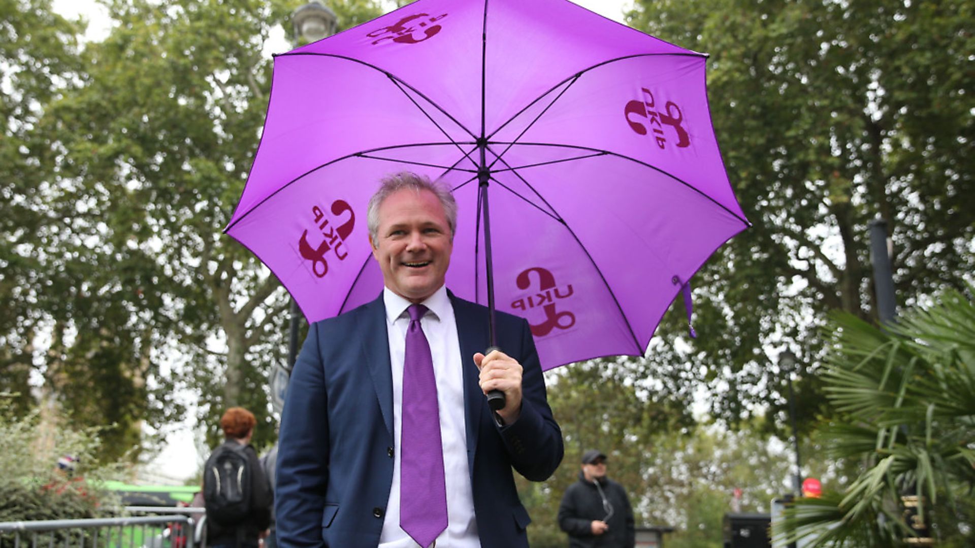 UKIP's Richard Braine. Photo: ISABEL INFANTES/AFP via Getty Images) - Credit: AFP via Getty Images