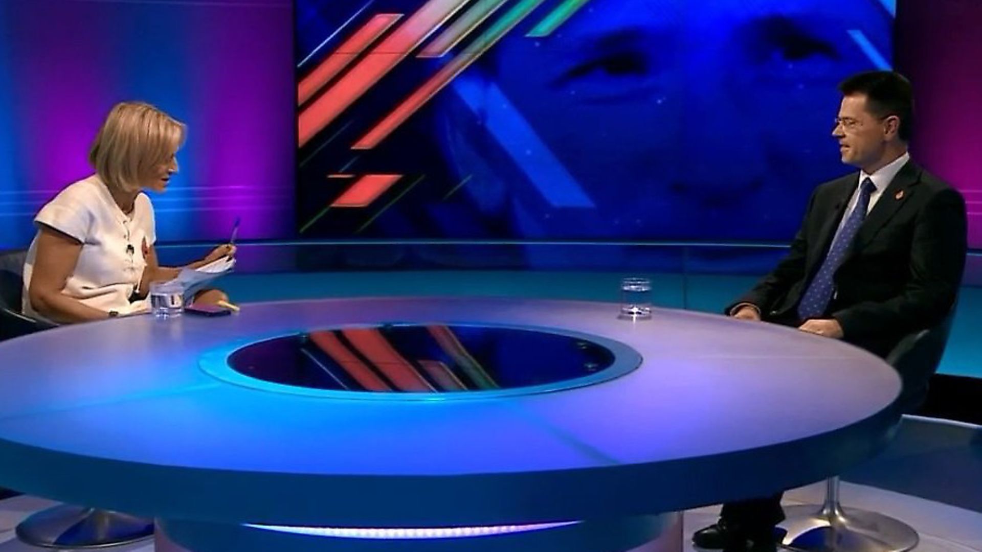 The ex-secretary of state for housing and communities was slammed over a shambolic day for the tories by Emily Maitlis on BBCs Newsnight. Photo: BBC - Credit: Archant