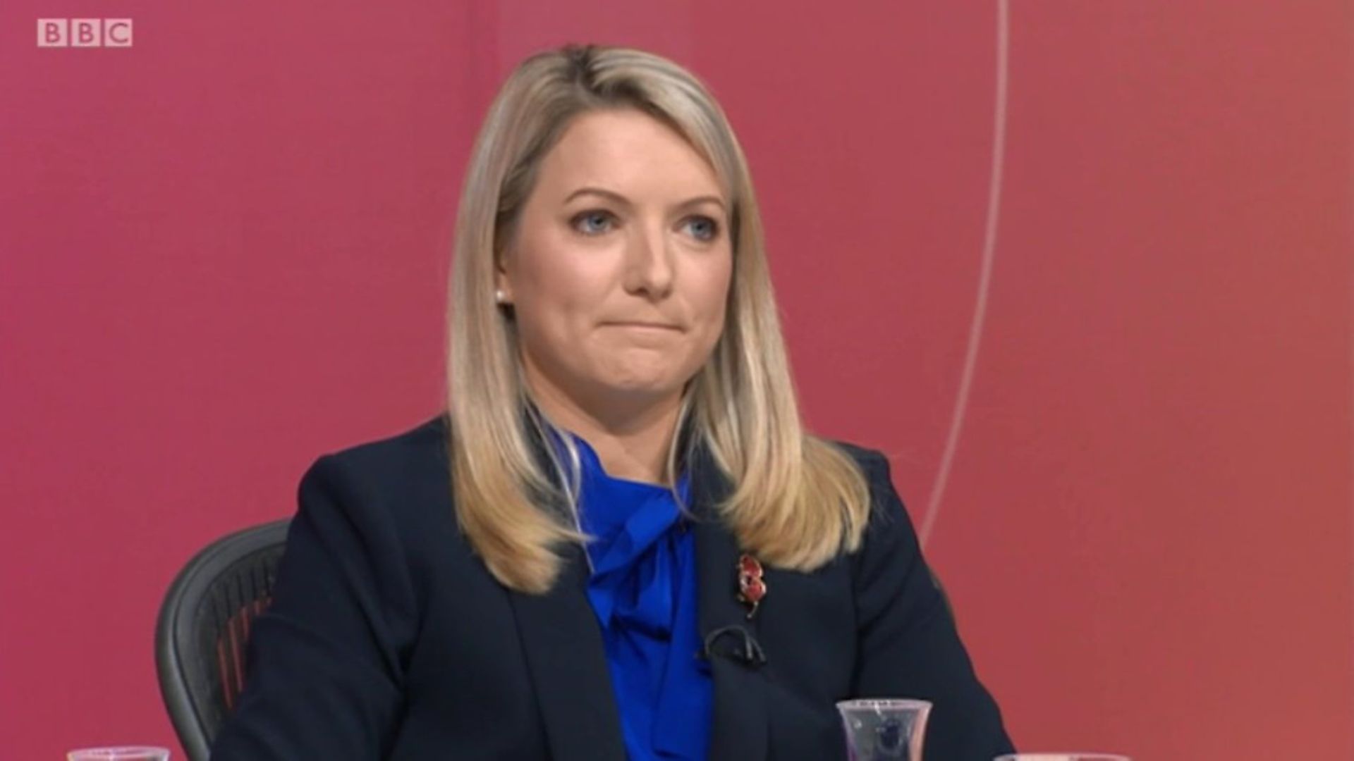 Kirstene Hair on Question Time. Photograph: BBC. - Credit: Archant