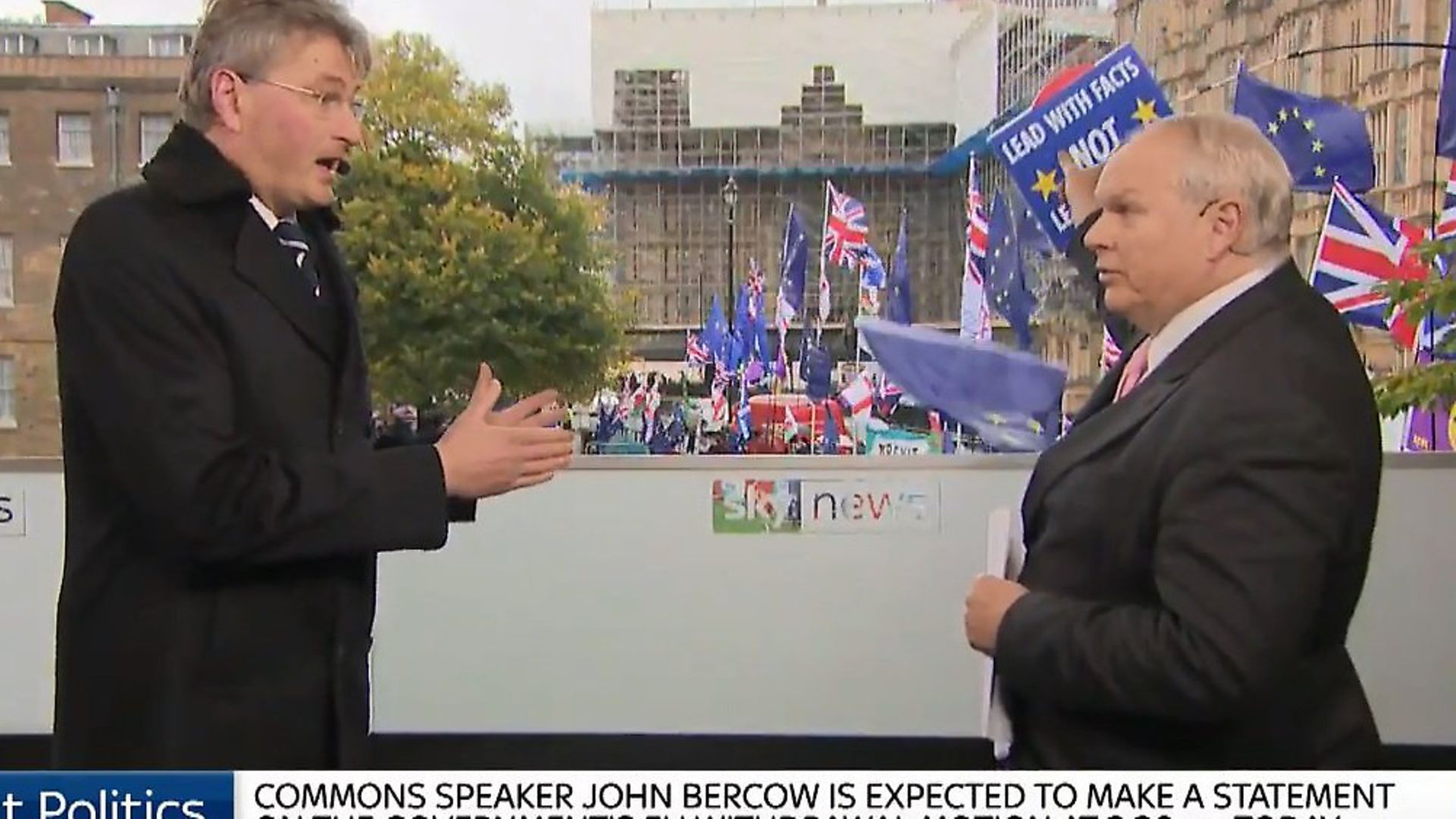Daniel Kawczynski appears on Sky News with Adam Boulton. Photograph: Sky. - Credit: Archant