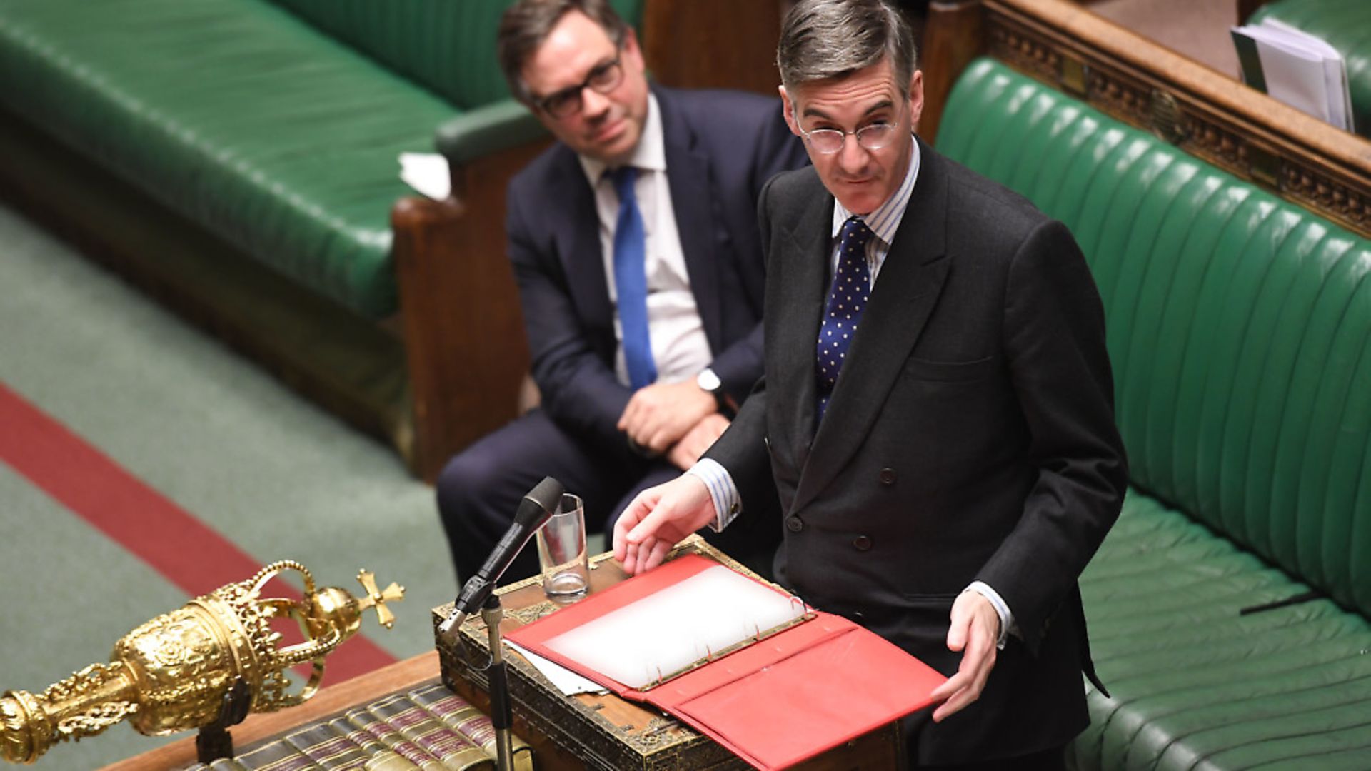Jacob Rees-Mogg in the House of Commons. Photograph: UK Parliament/Jessica Taylor. - Credit: PA