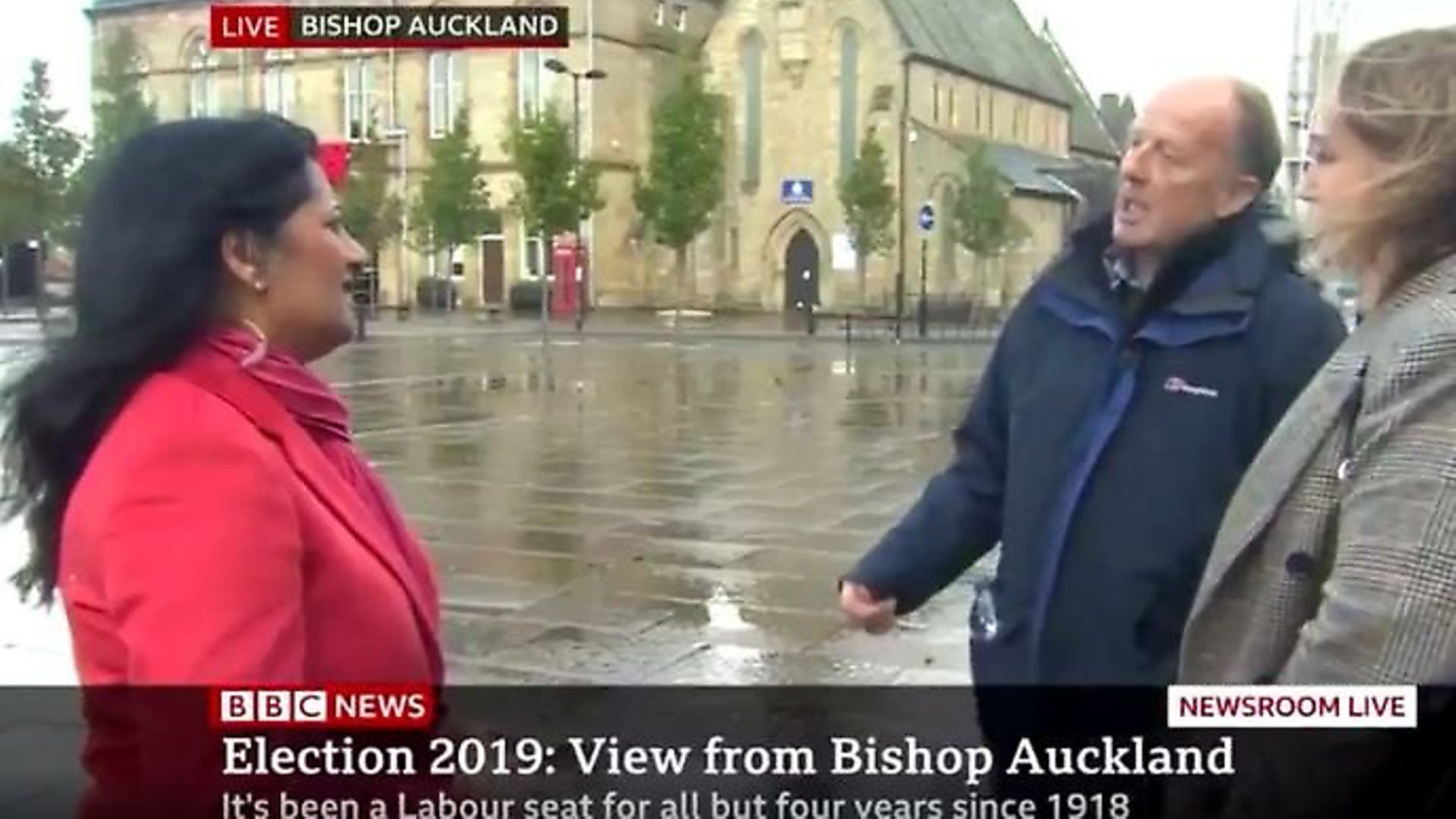 A Bishop Auckland farmer slams Brexit on BBC News. Photograph: BBC. - Credit: Archant
