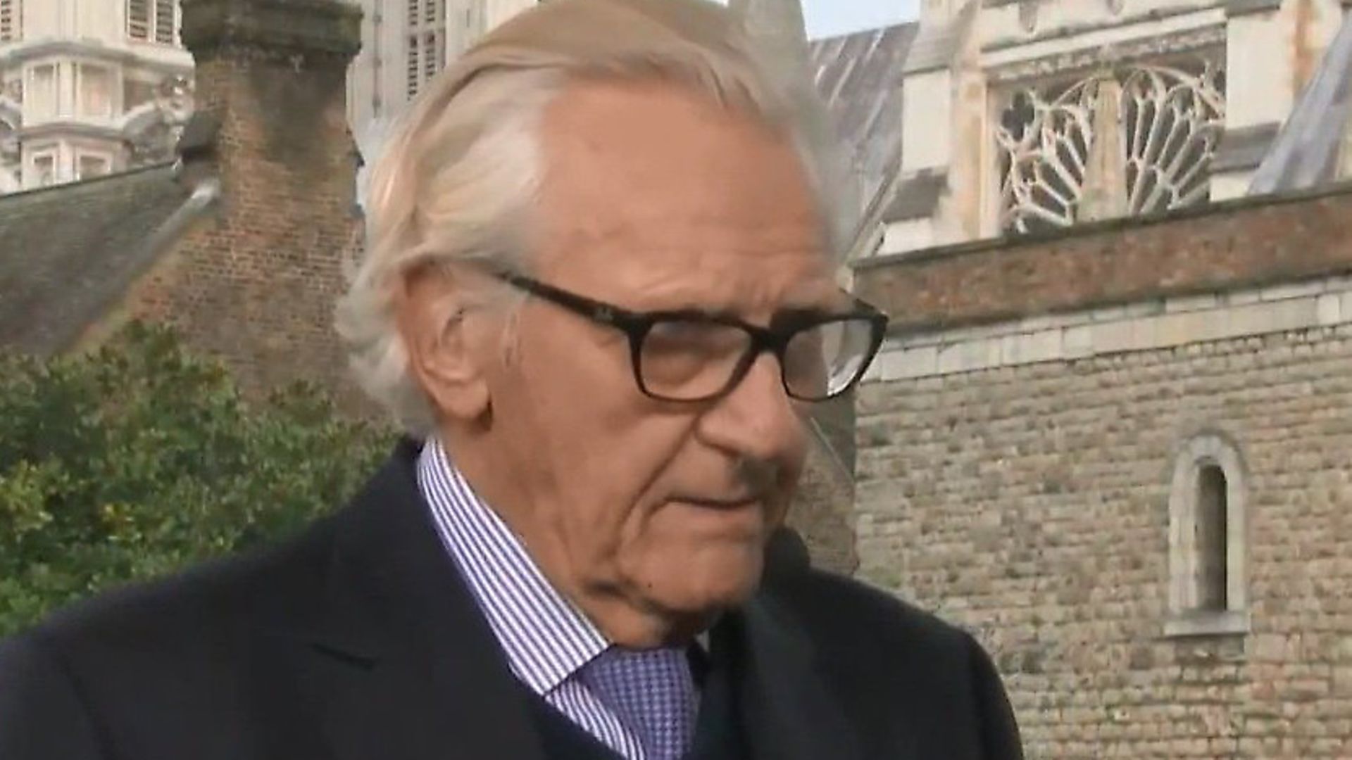 Michael Heseltine appears on Kay Burley at Breakfast. Photograph: Sky News. - Credit: Archant