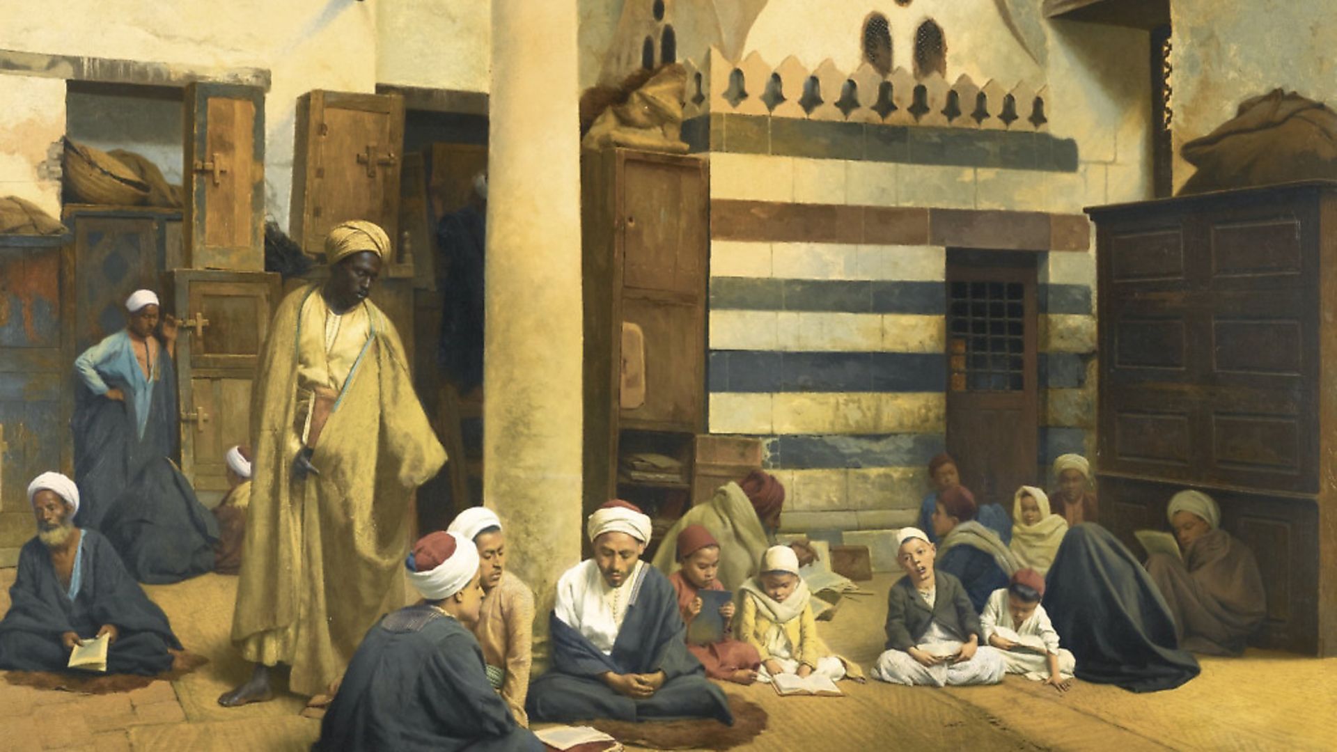 Ludwig Deutsch's 'In the Madrasa', 1890. Photo: Google - Credit: Archant