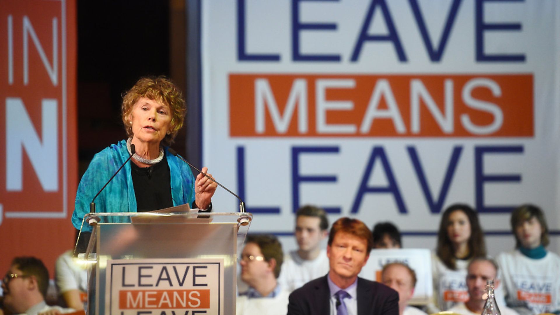 Kate Hoey MP speaking at a Leave Means Leave rally at Central Hall in London. Photograph: Kirsty O'Connor/PA. - Credit: PA Archive/PA Images