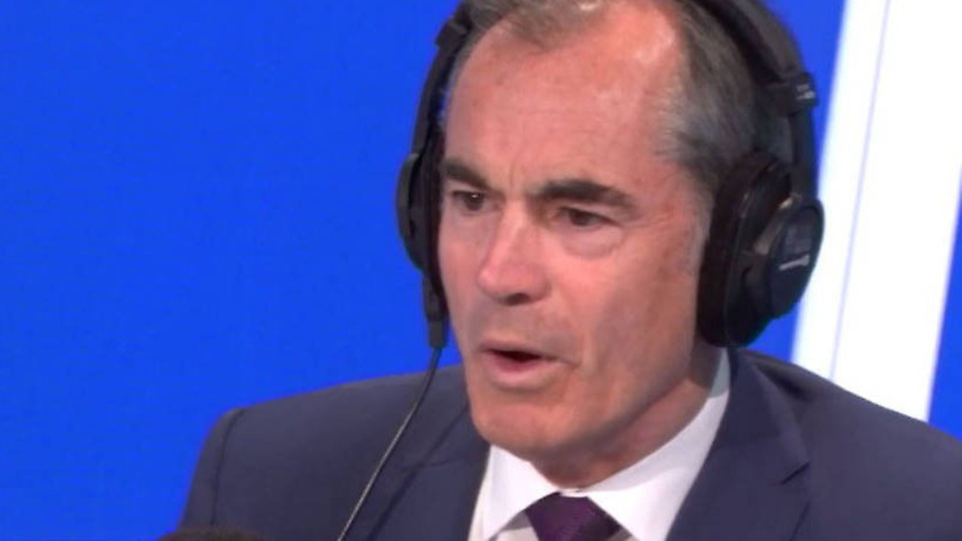 Roland Rudd appears on the radio. Photograph: LBC. - Credit: Archant