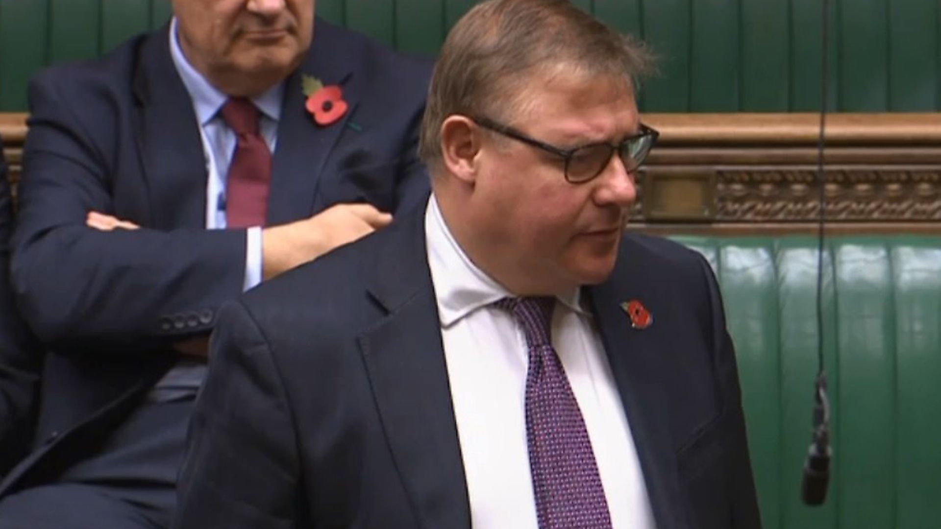 Brexiteer Mark Francois in the House of Commons. Photograph: Parliament TV. - Credit: Archant